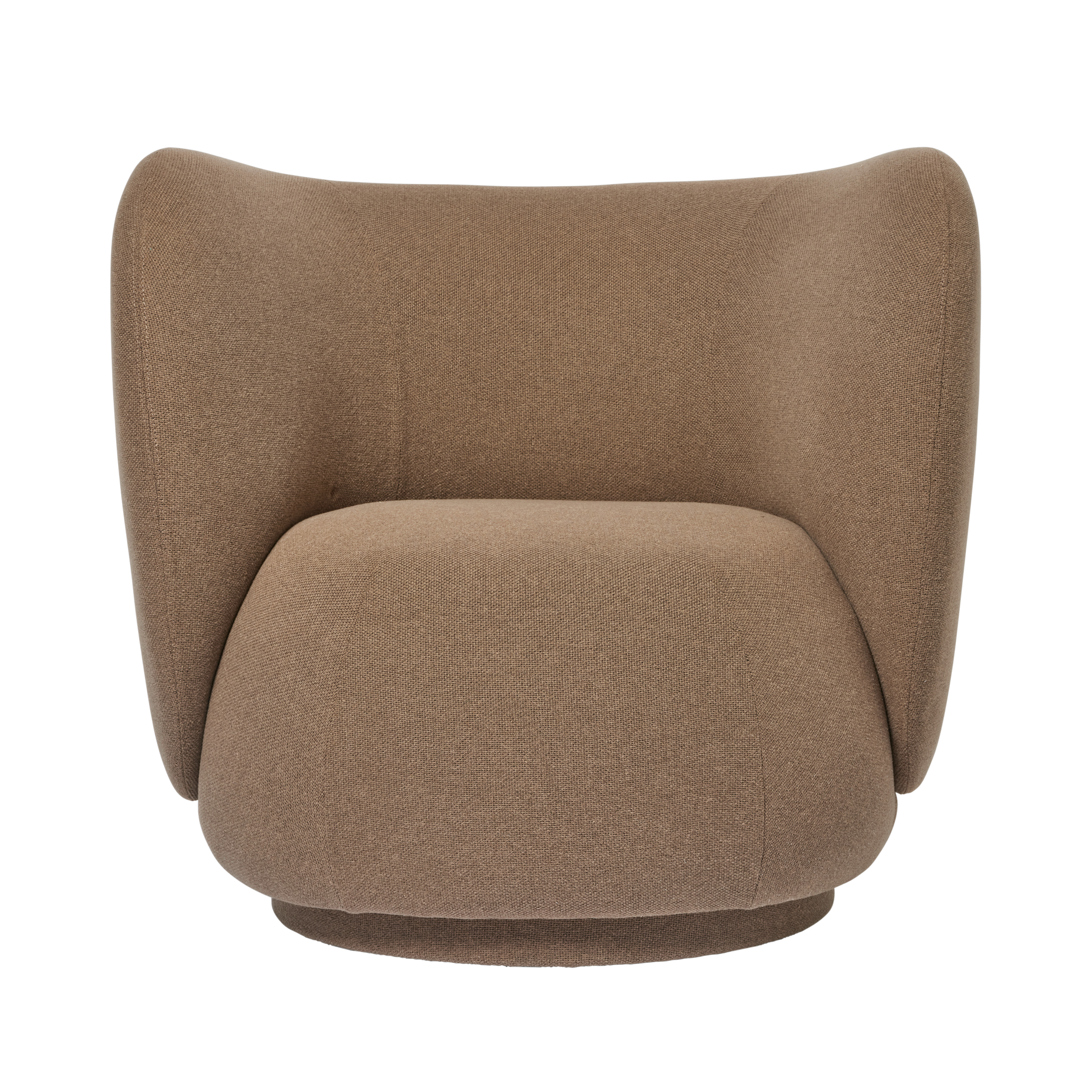 RICO LOUNGE Swivel Armchair Autumn Brown