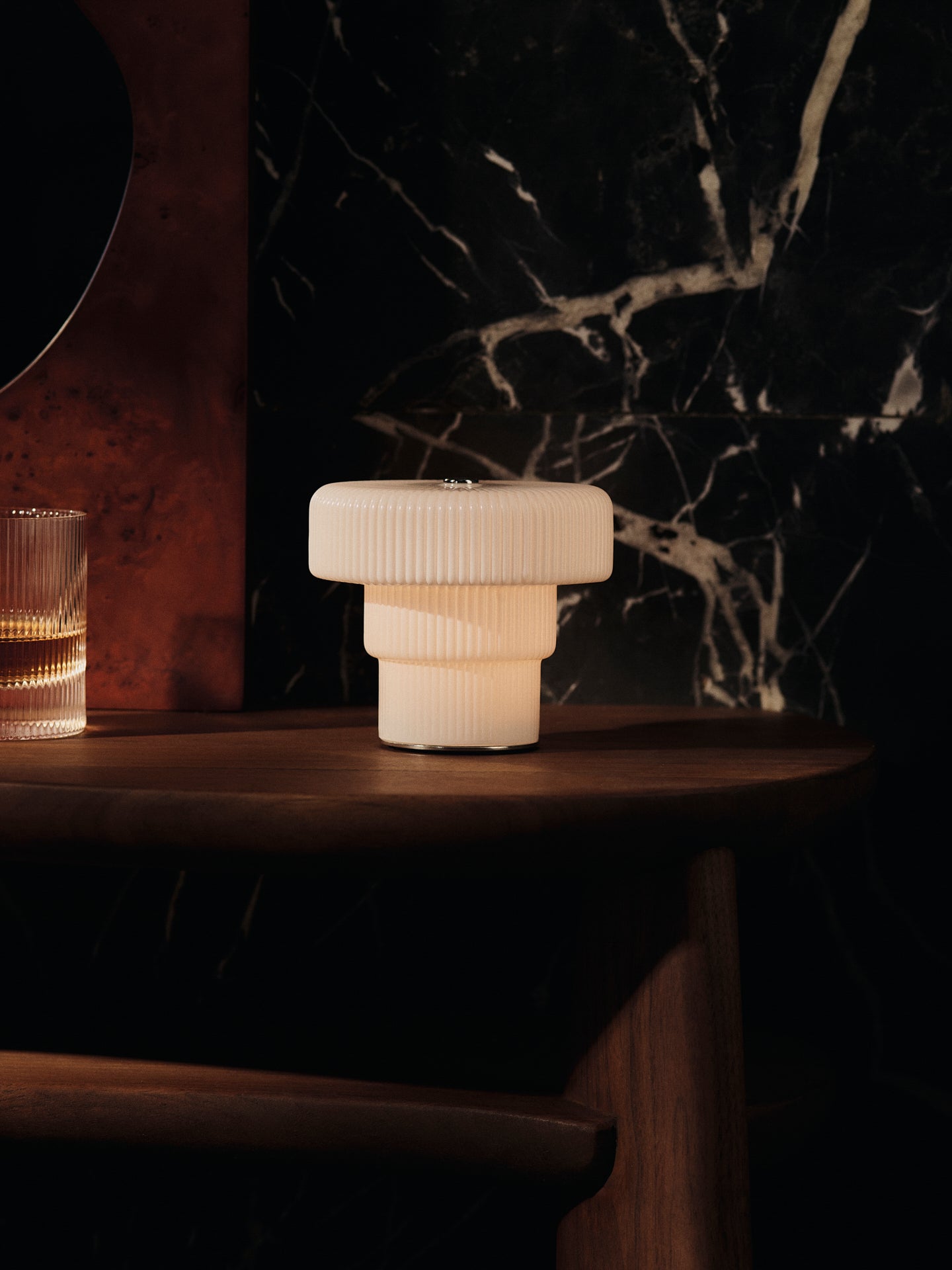 Portable lamp RIPPLE white
