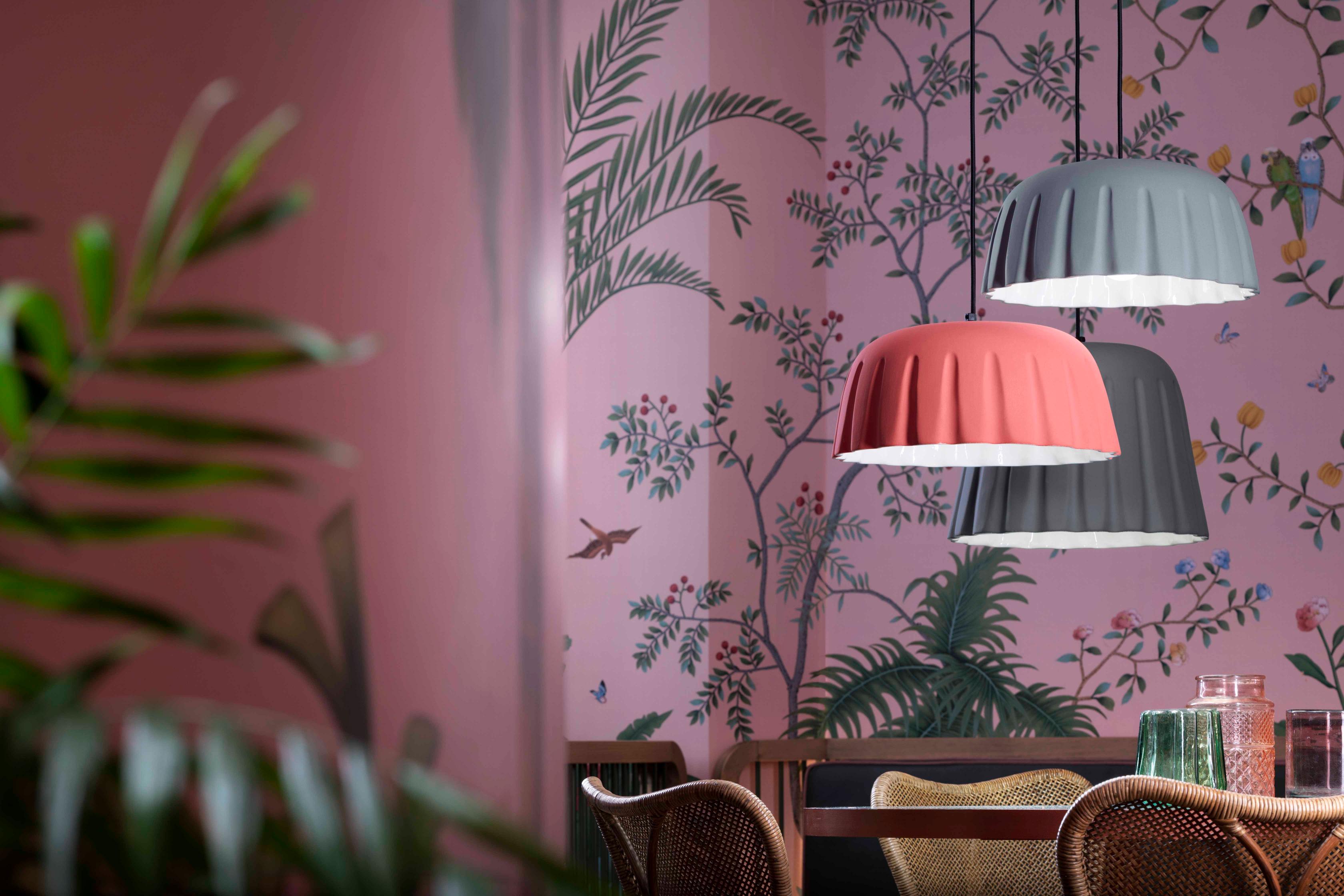 MADAME GRES gray ceramic pendant lamp