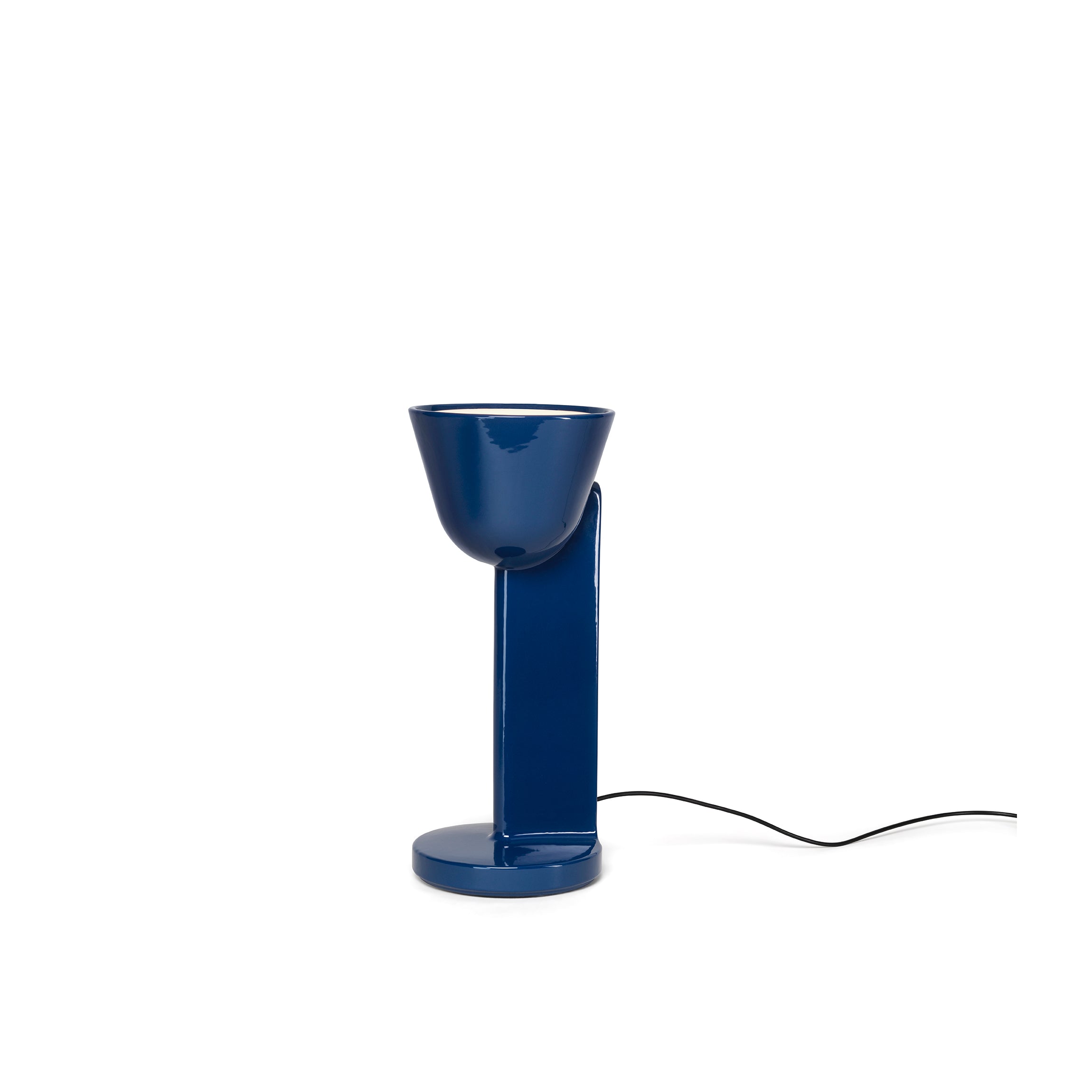 Ceramic Table Lamp Navy Blue
