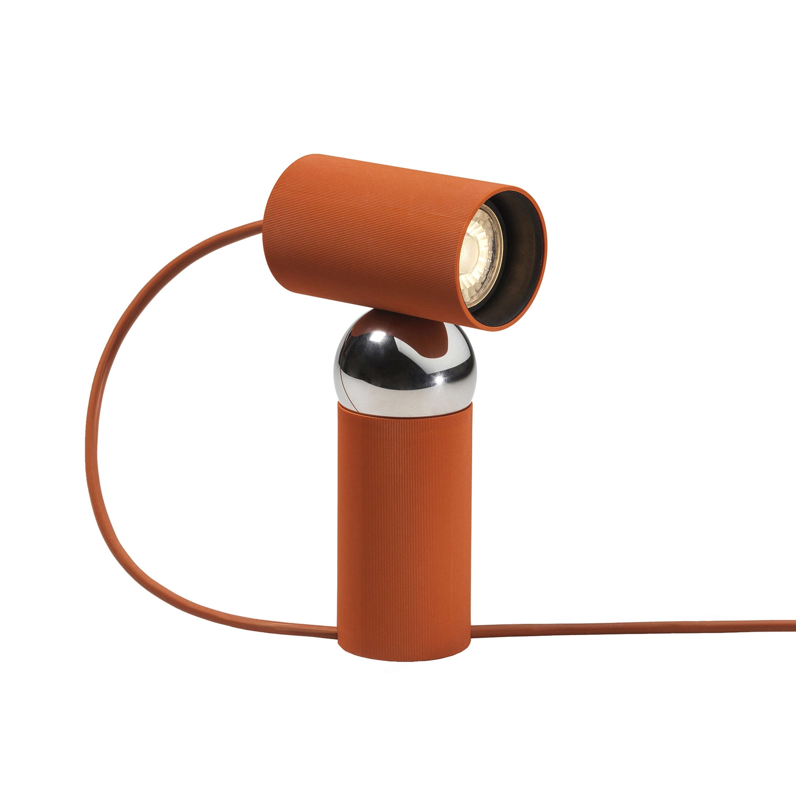 BILBOQUET Table Lamp Red Orange