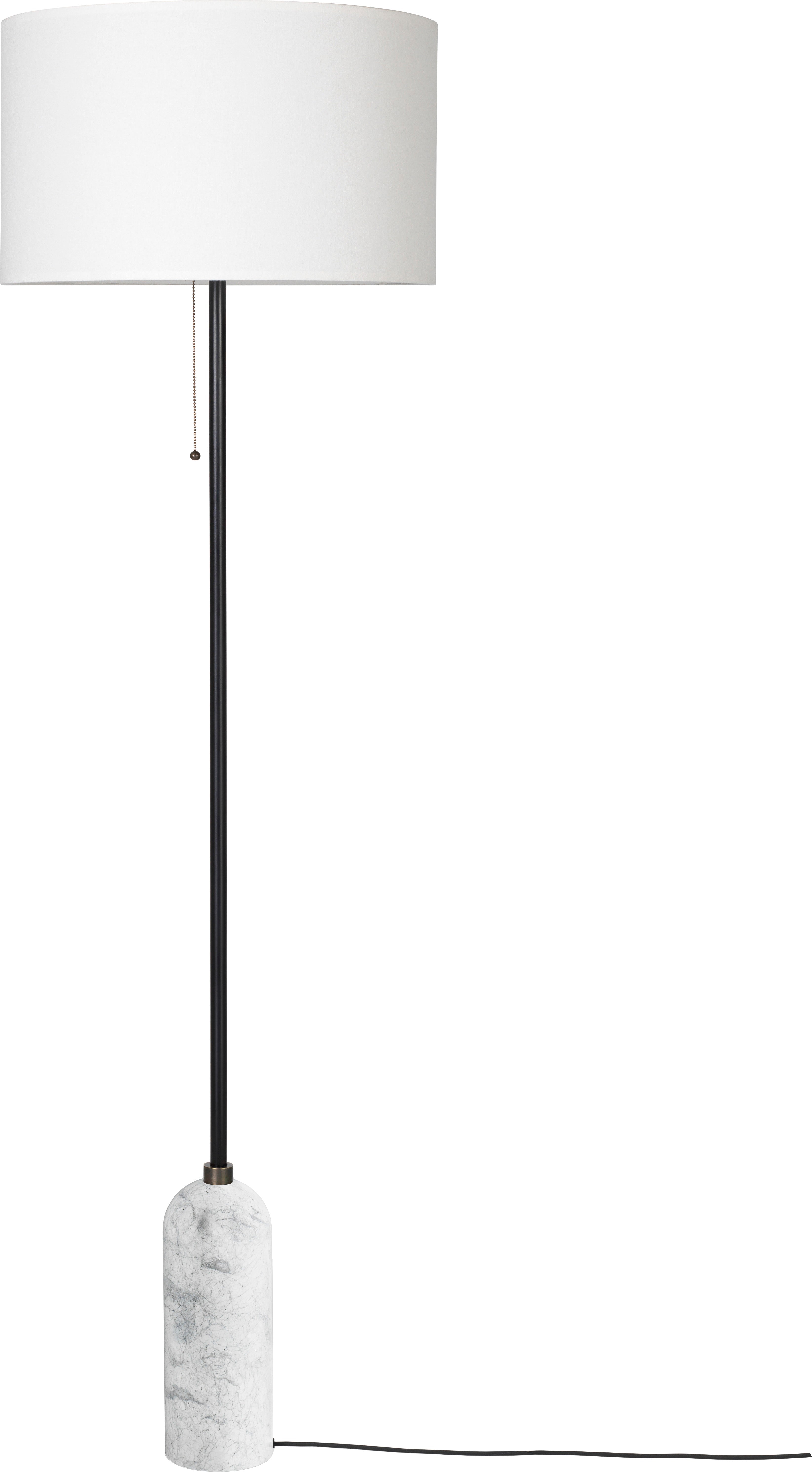 Stehlampe GRAVITY weißer Marmor