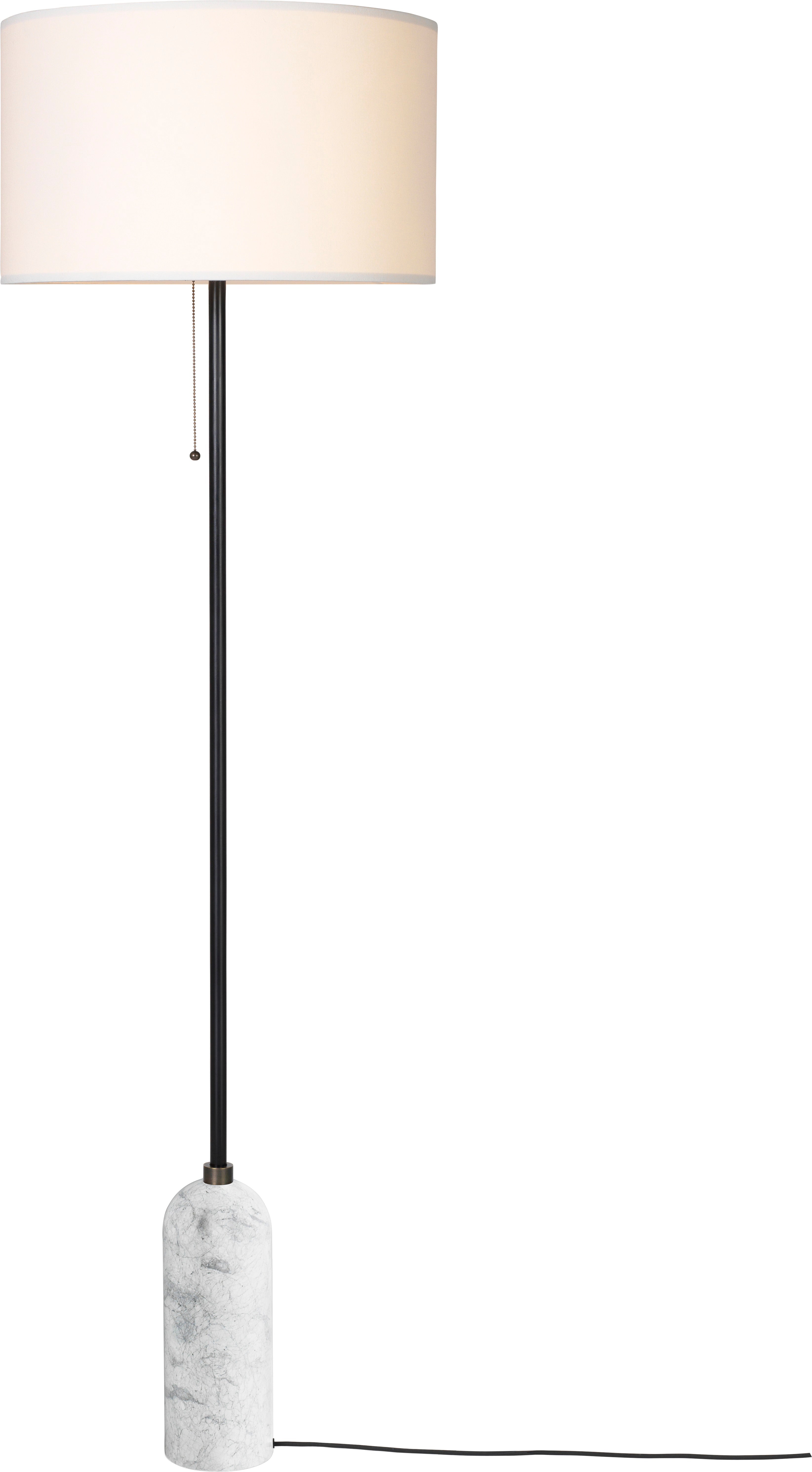 Stehlampe GRAVITY weißer Marmor