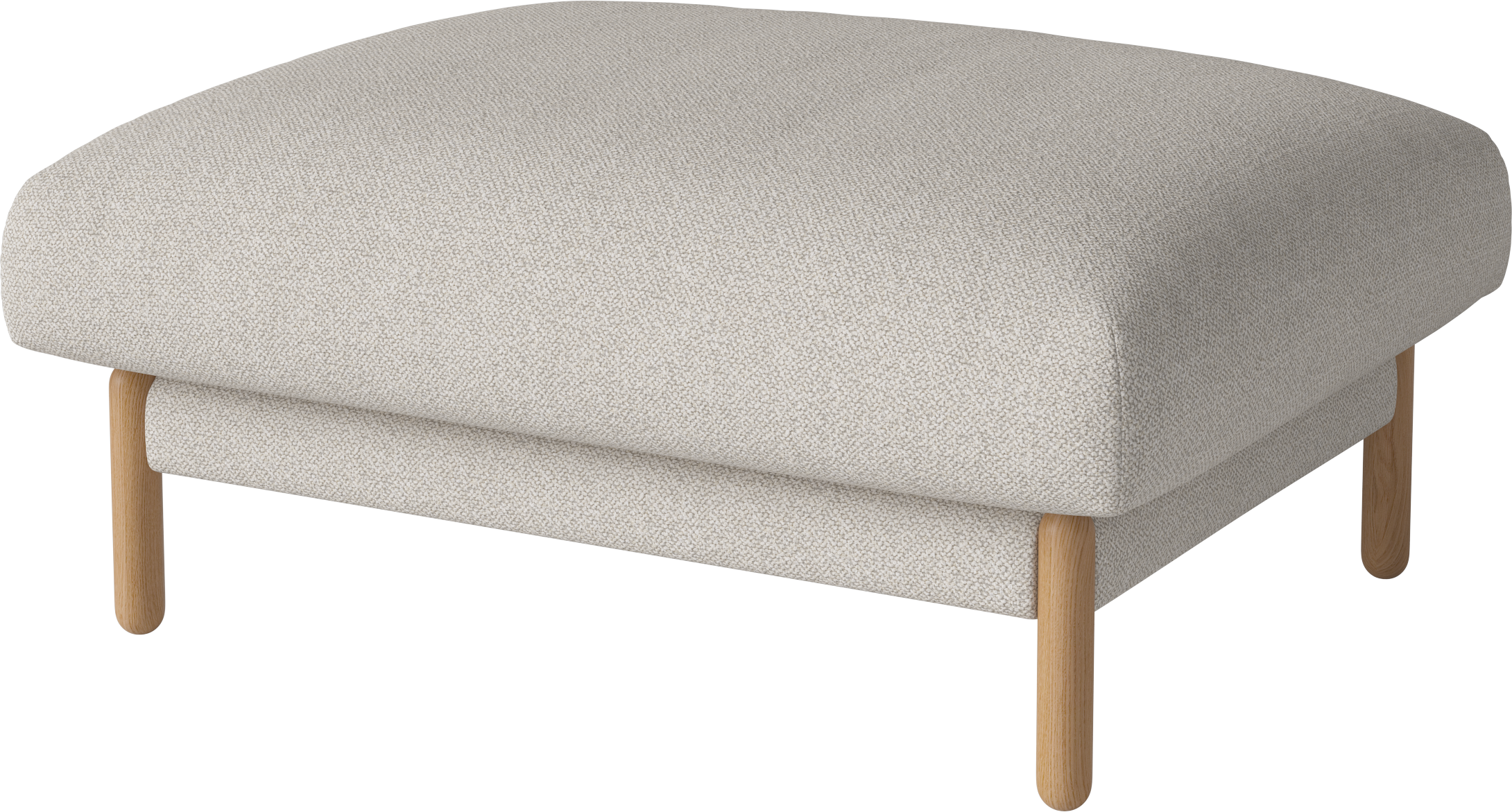 Pouf Hayden oak base