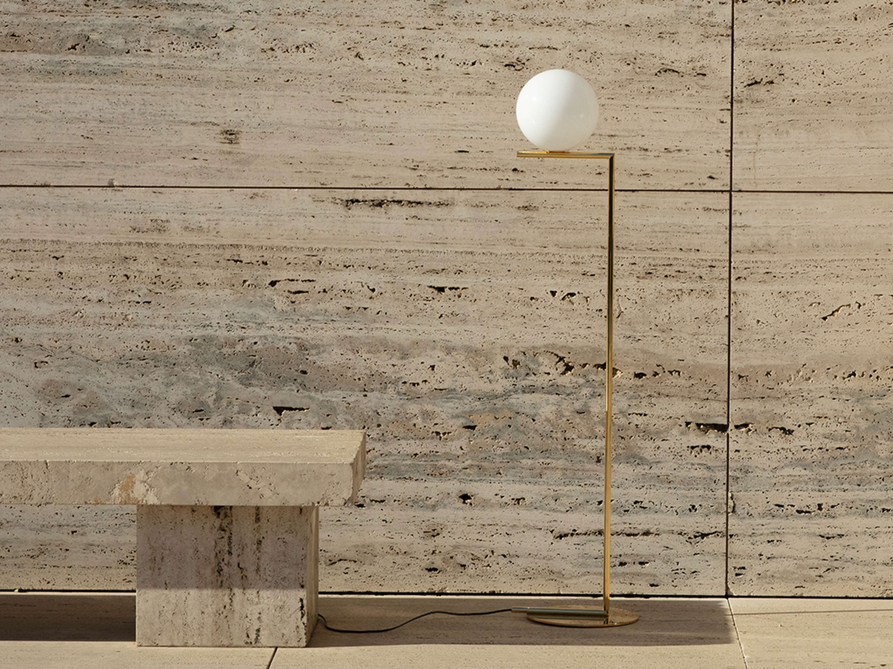 IC LIGHTS 10TH ANNIVERSARY Floor Lamp Gold