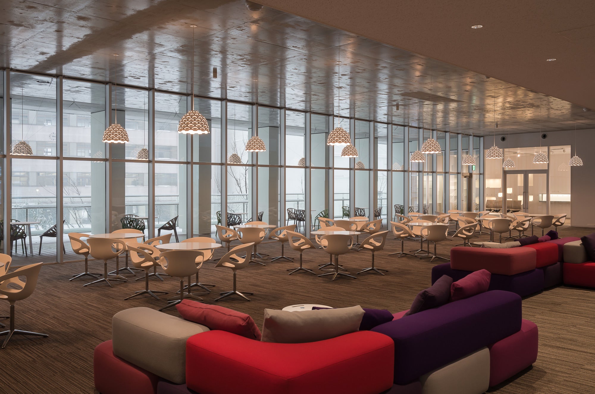 LC SHUTTERS white pendant lamp