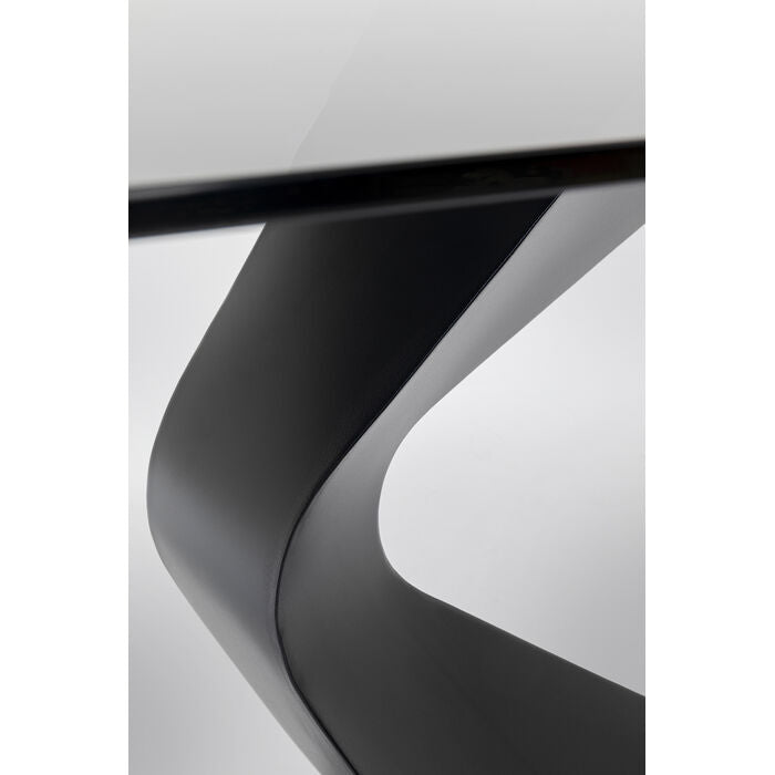 GLASS GLORY BLACK TABLE