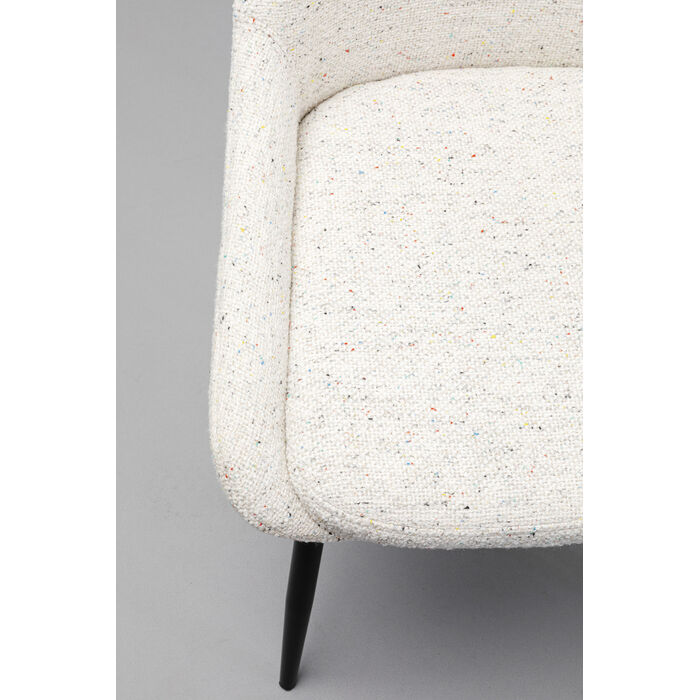 East side chair cream melange