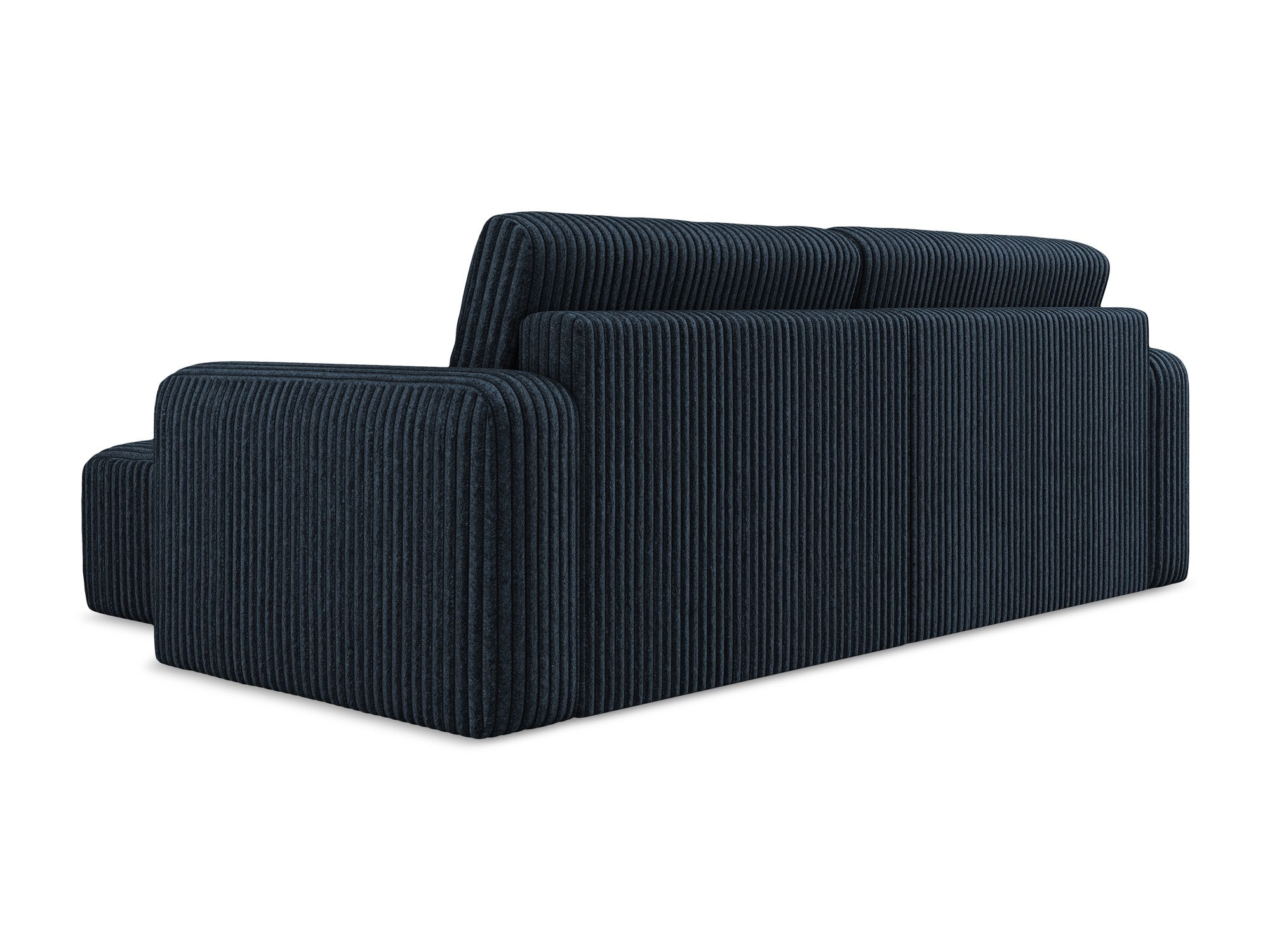 Right-facing corner sofa bed KONA royal blue corduroy