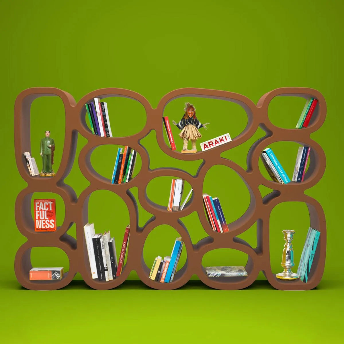 KOIBUCHI grünes Bücherregal