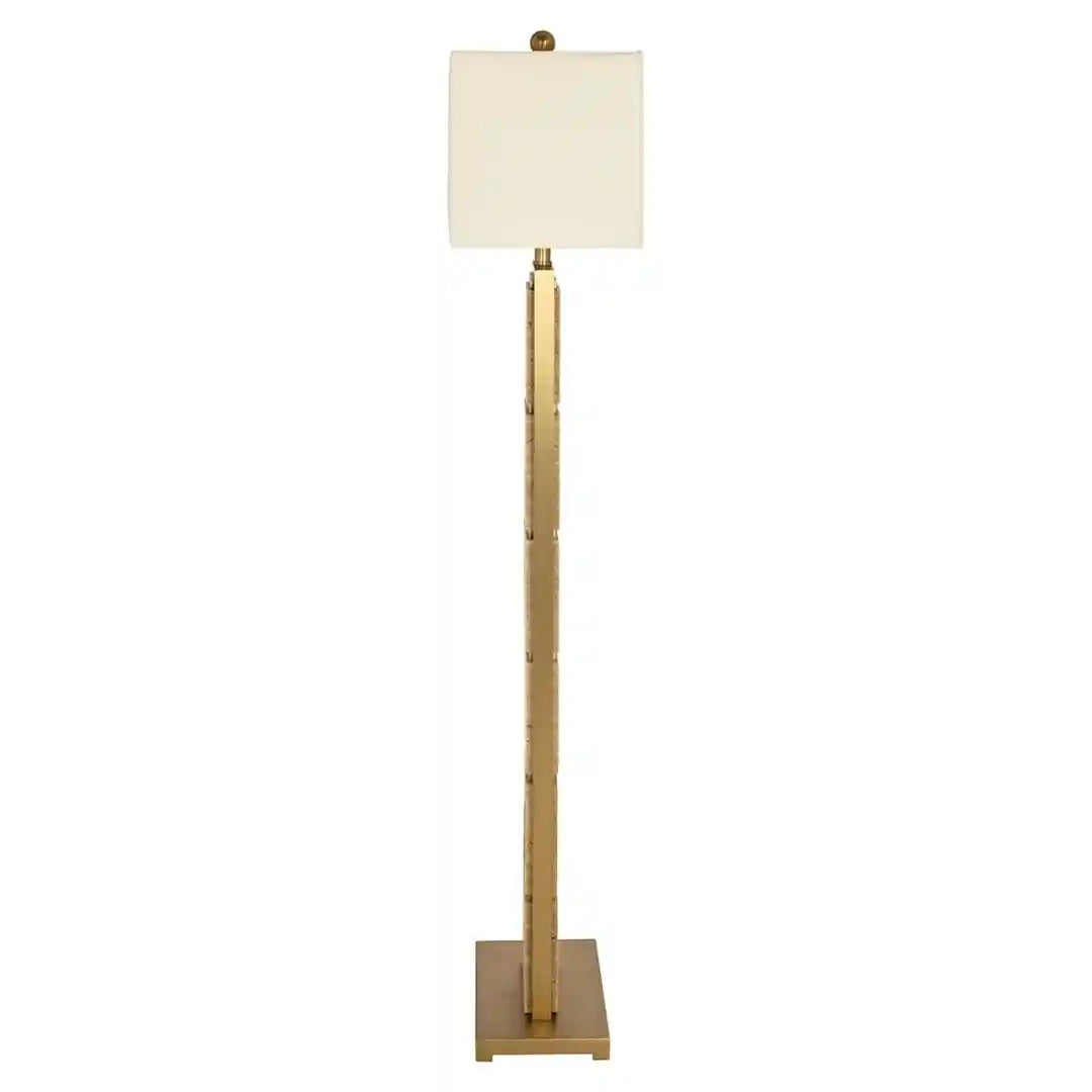 MEYRA floor lamp brown marble