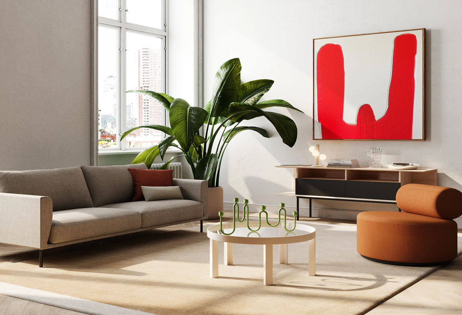 PLATEAU Sand Side Table