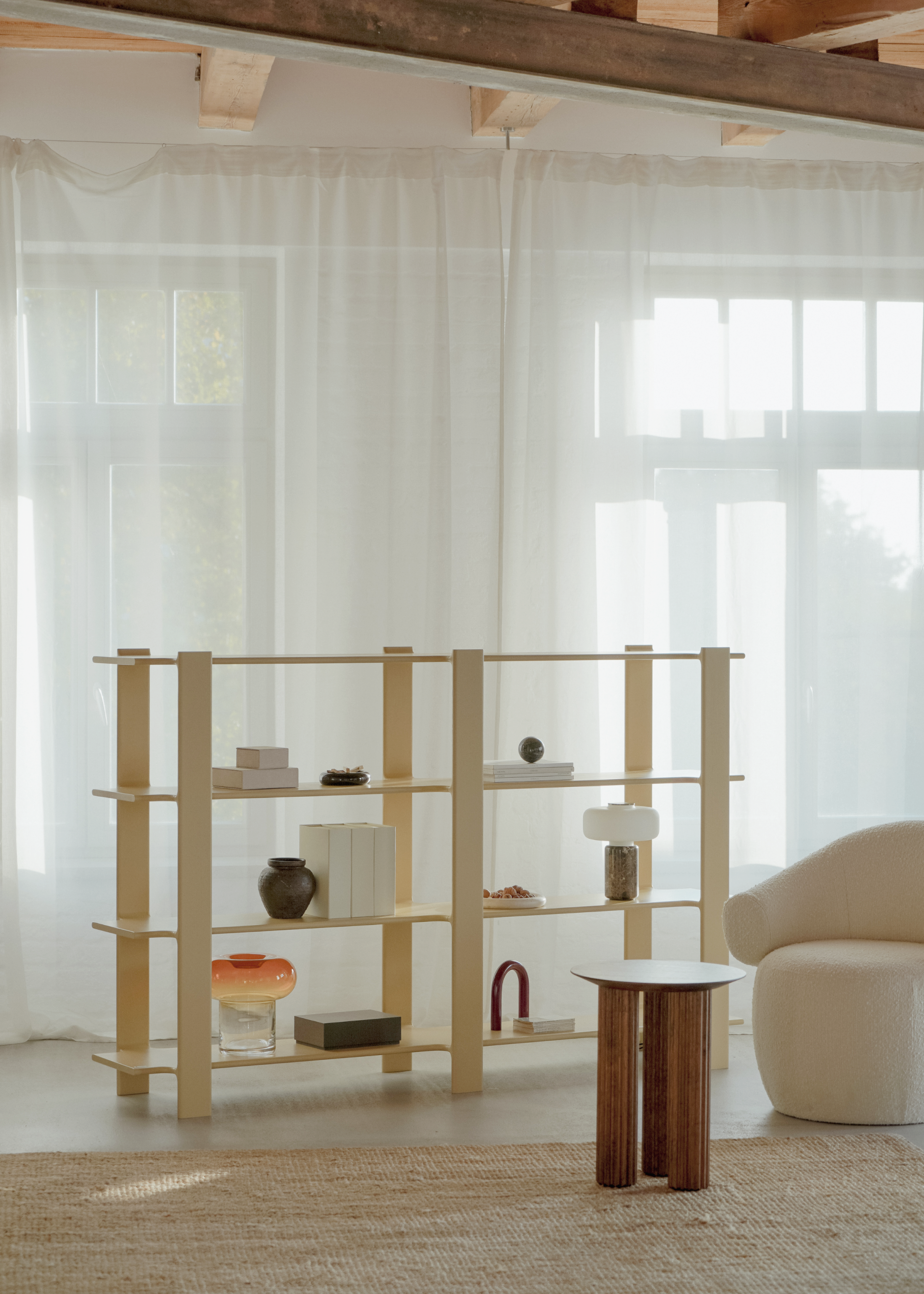 LIGO DUO Oak Wood Shelf