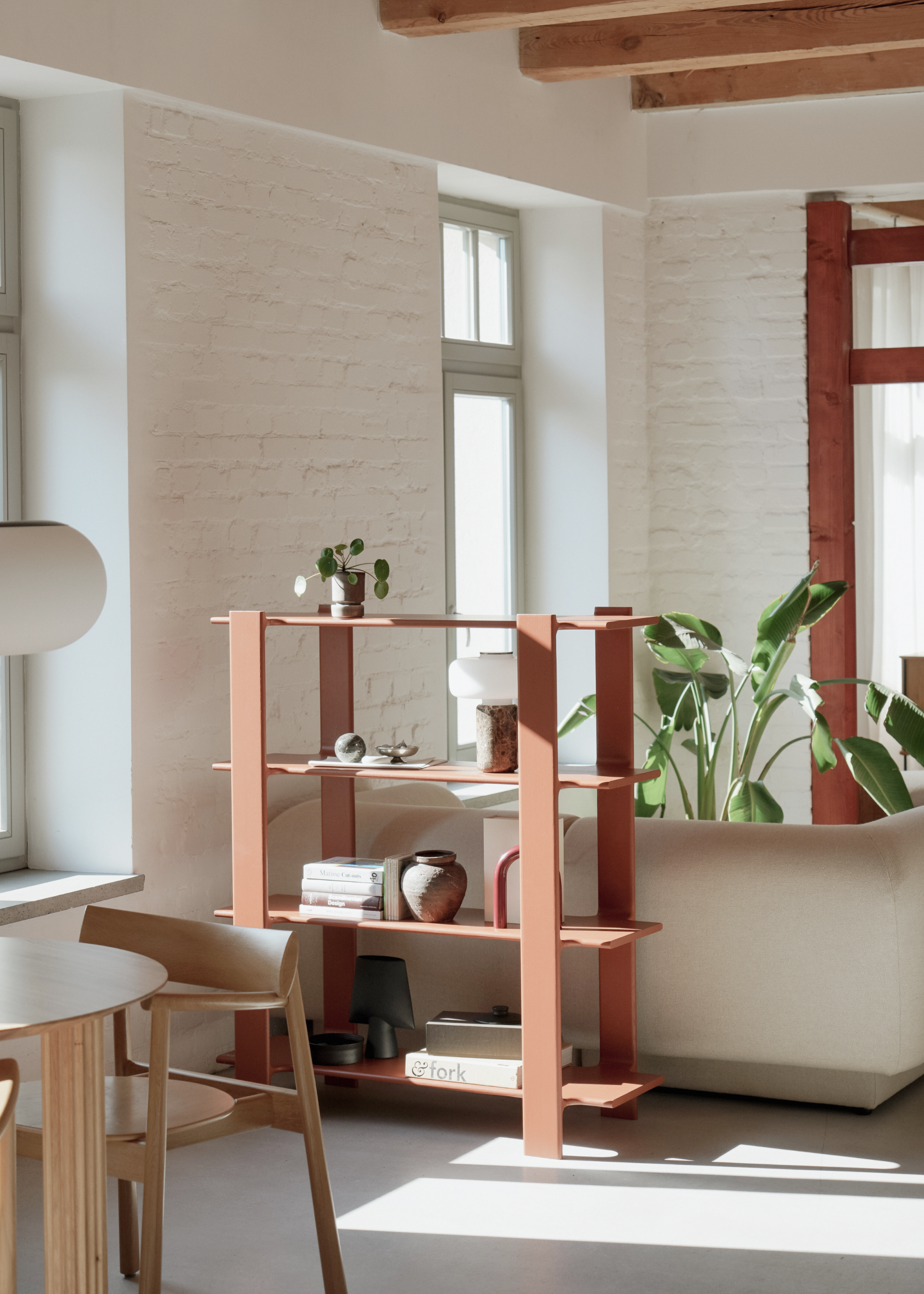 LIGO Shelf Pink Oak Wood