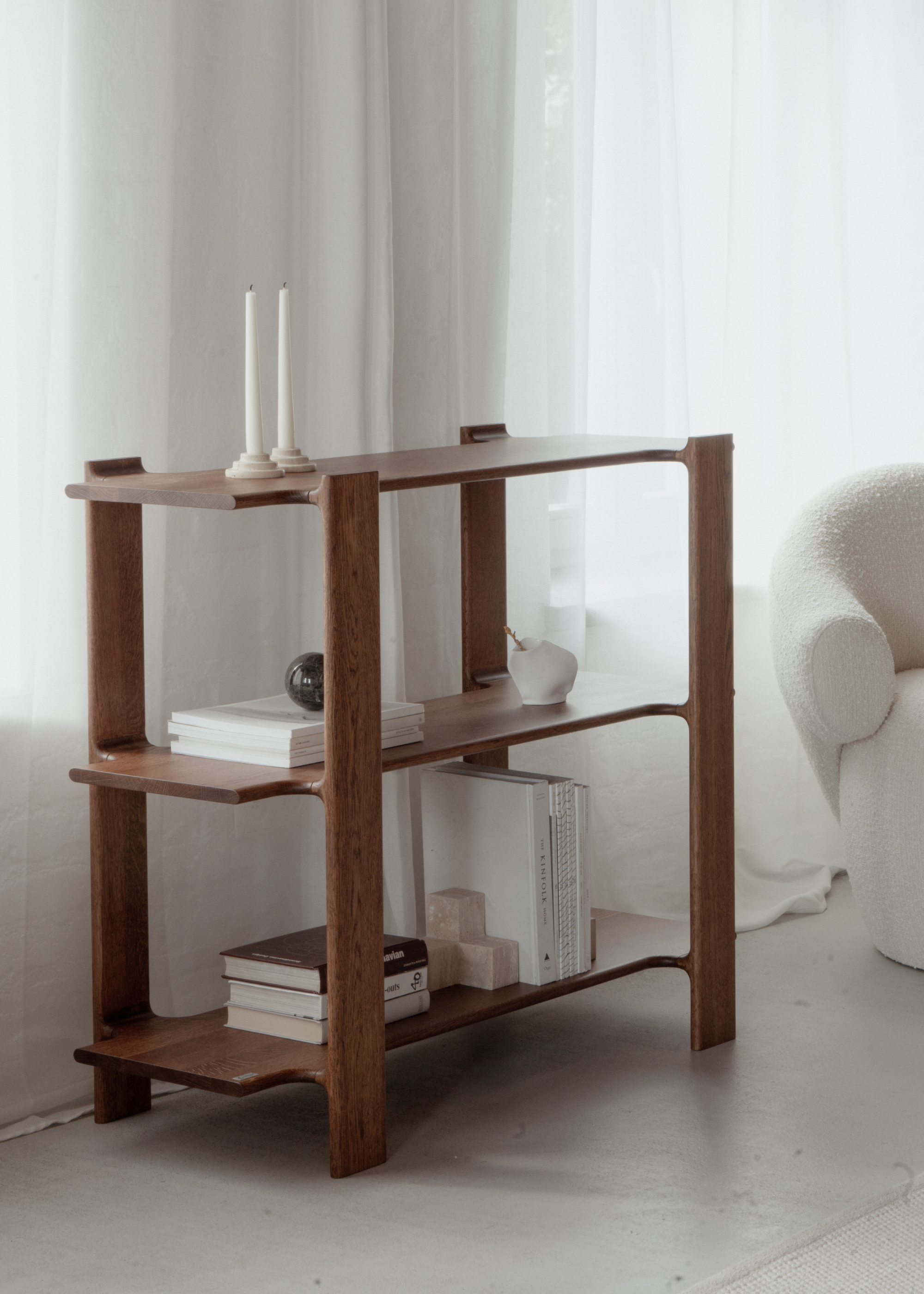 LIGO Shelf Olive Oak Wood