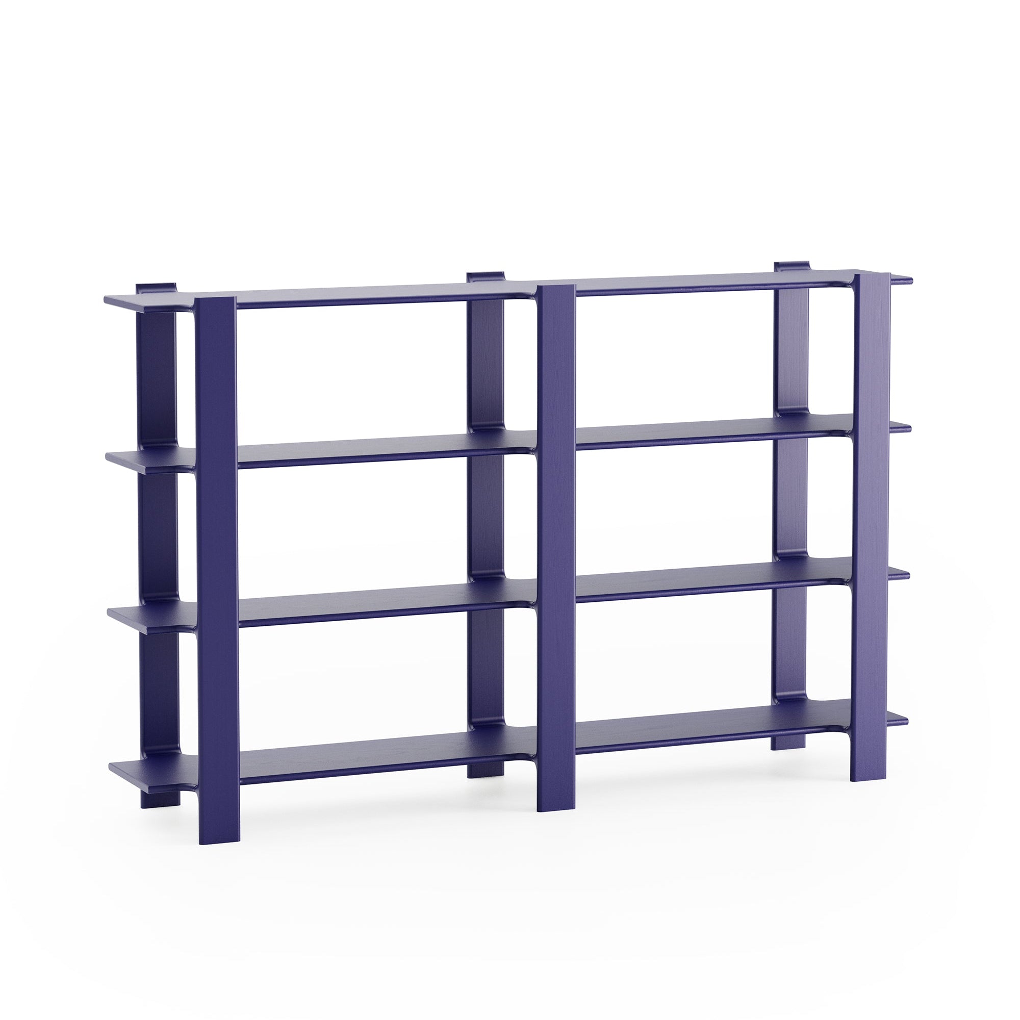 LIGO DUO Shelf cobalt oak wood