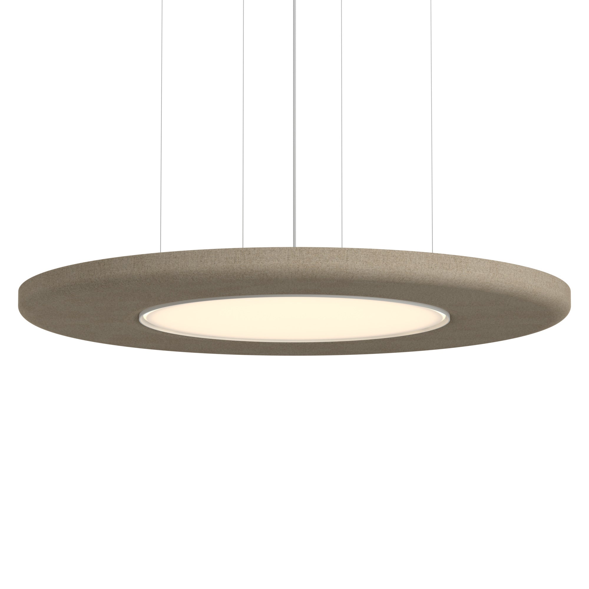 Pendant lamp LP SLIM ACOUSTIC white edge