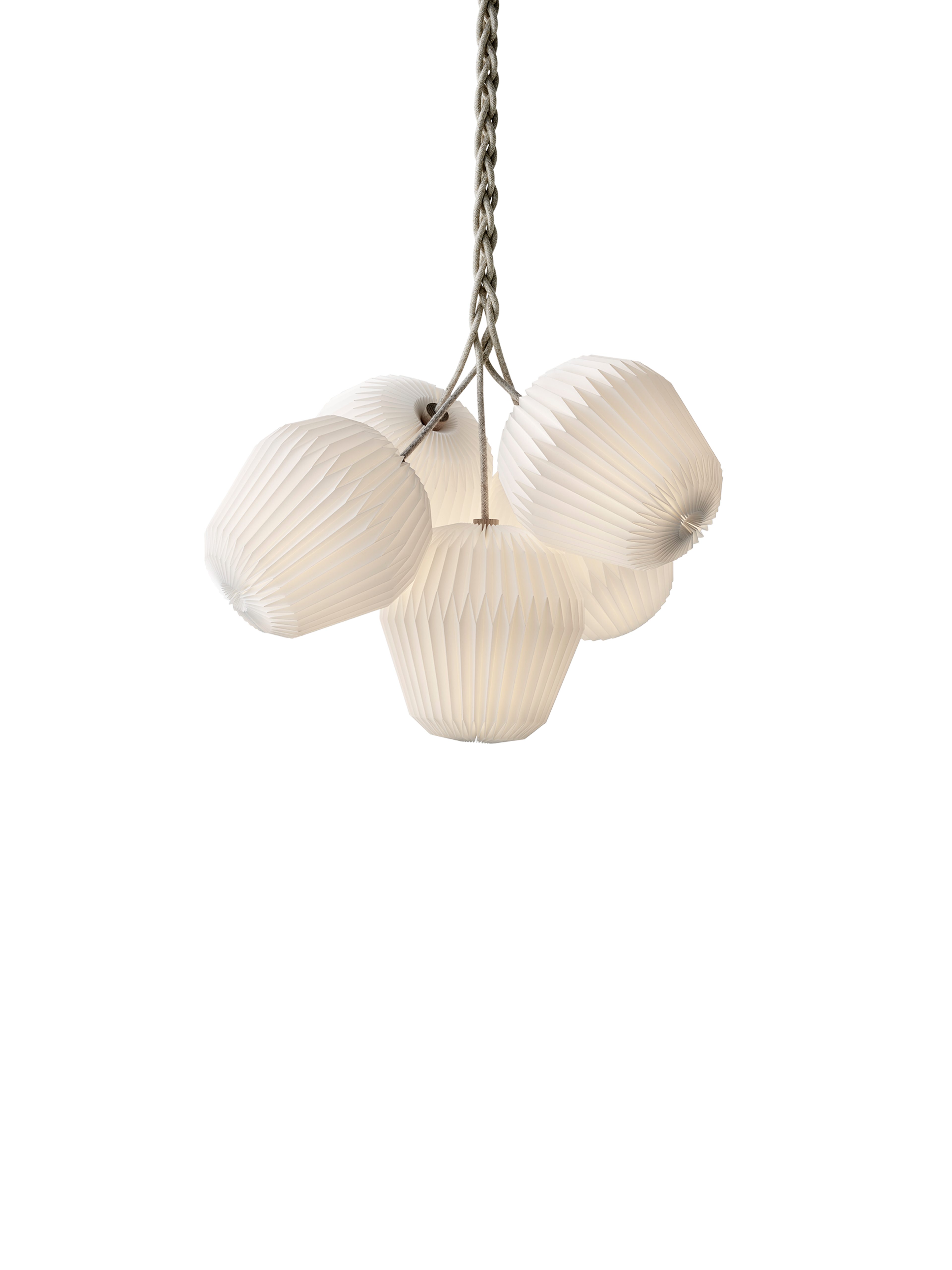 Kronleuchter BOUQUET 5 weiß