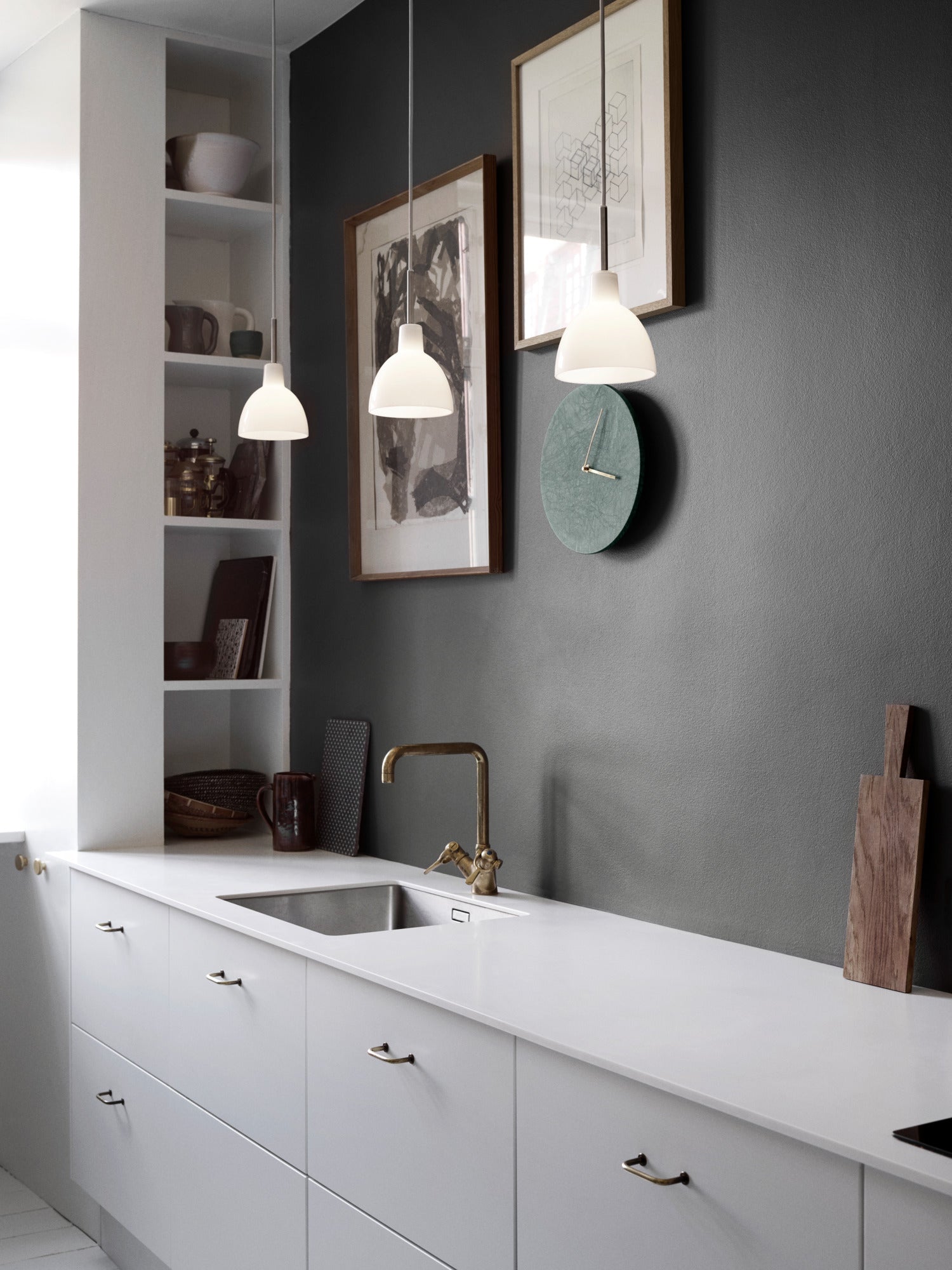 TOLDBOD GLASS White Pendant Lamp