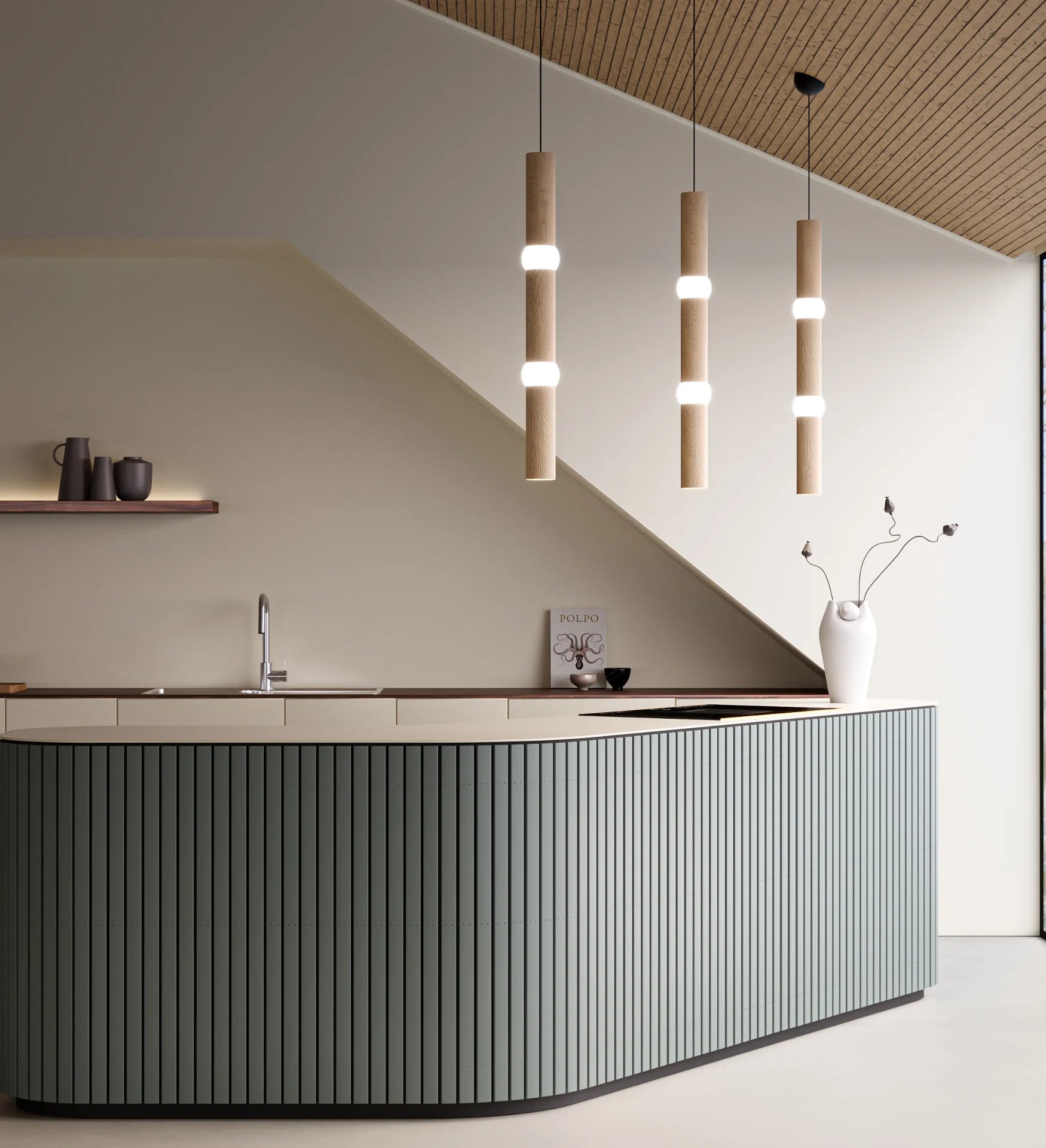 LIGHTBONE pendant lamp oak