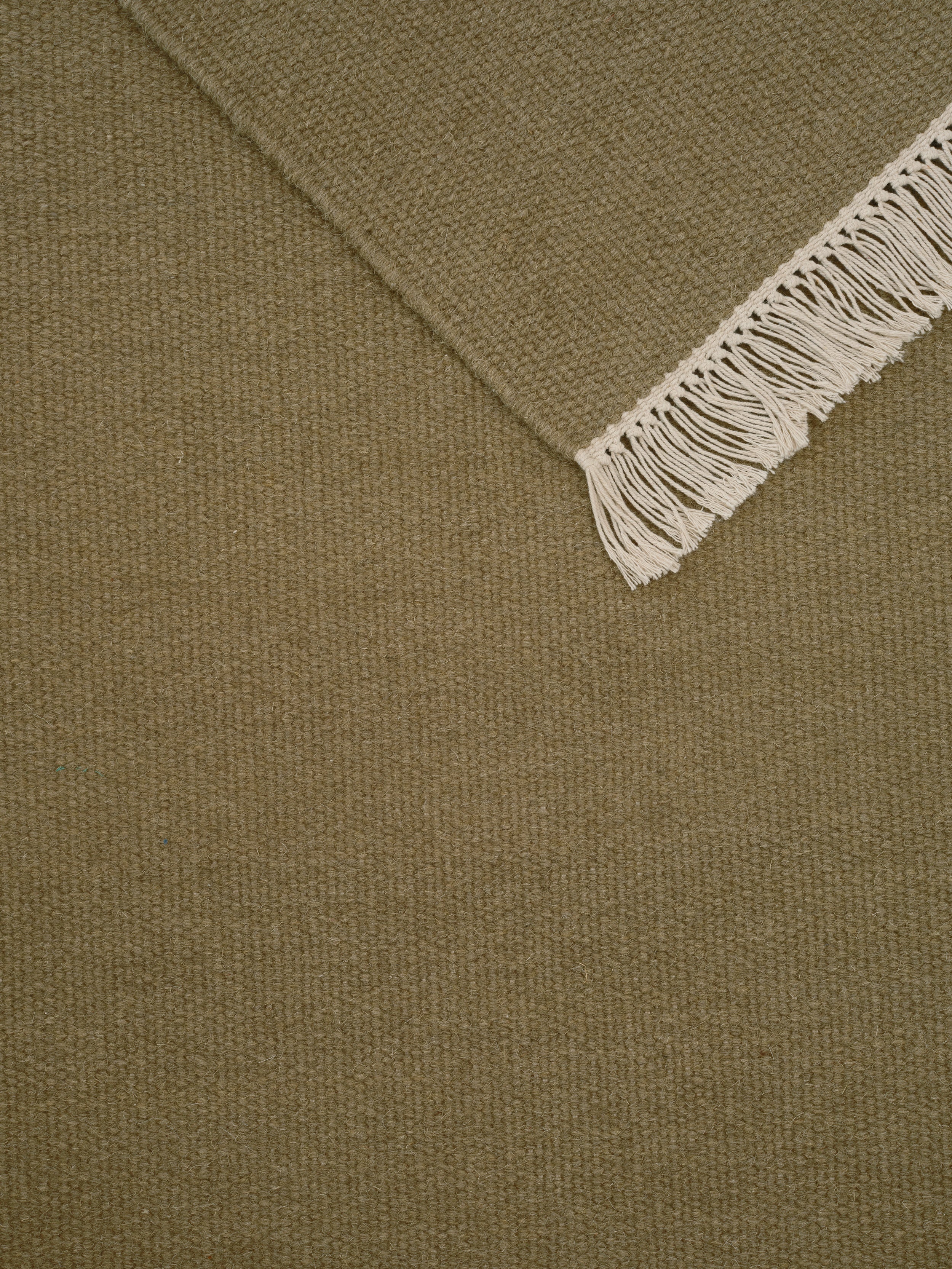 Rainbow olive rug