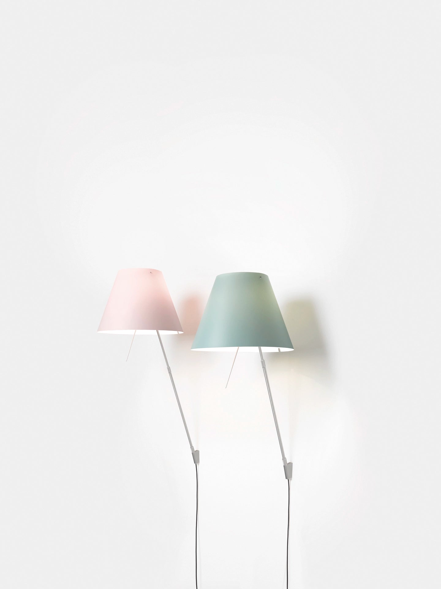 Costanza rosa Wandlampe