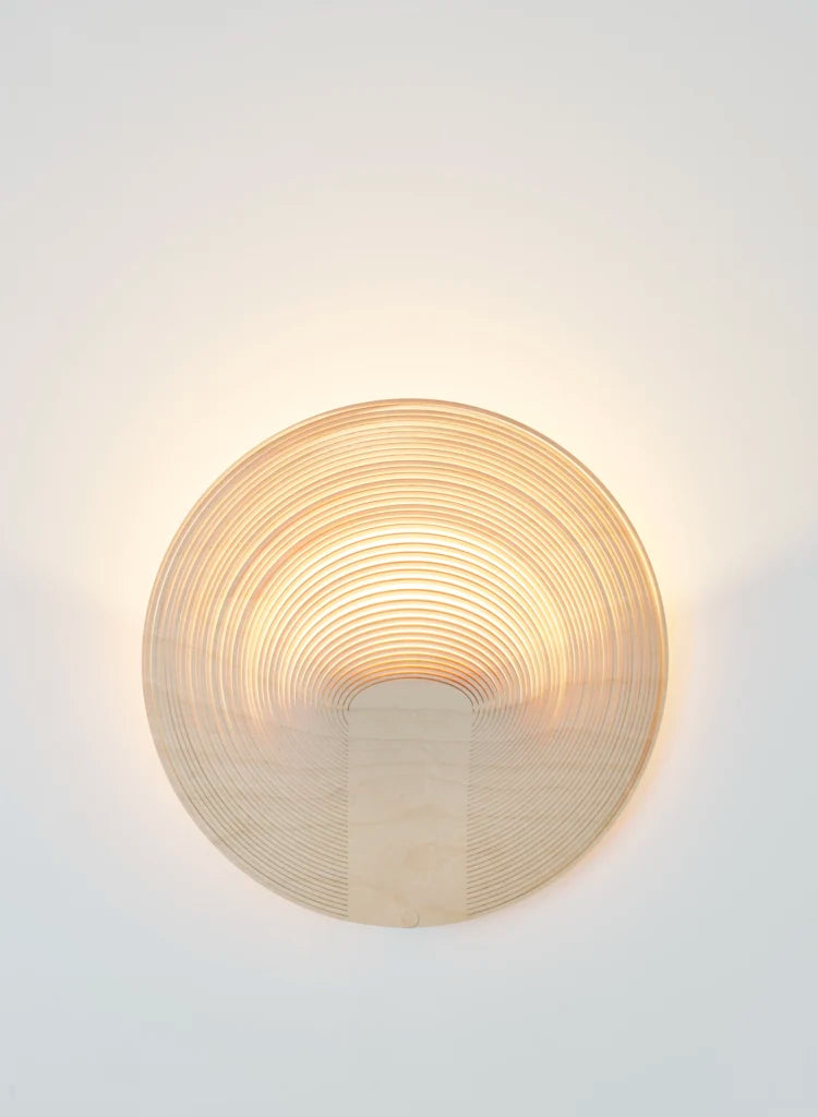 Wandlampe Illaner Sperrholz