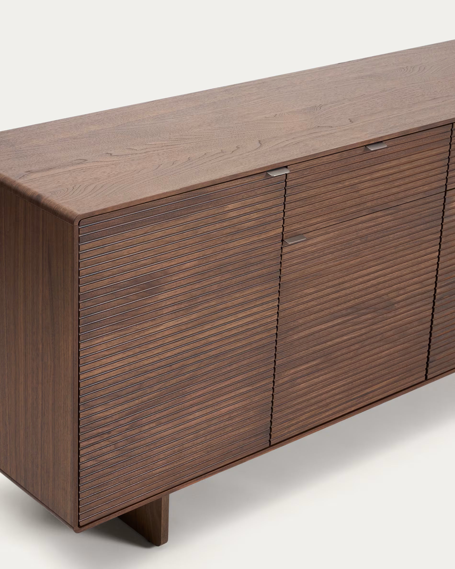 NORLEN Chest of Drawers Dark Brown Walnut Veneer
