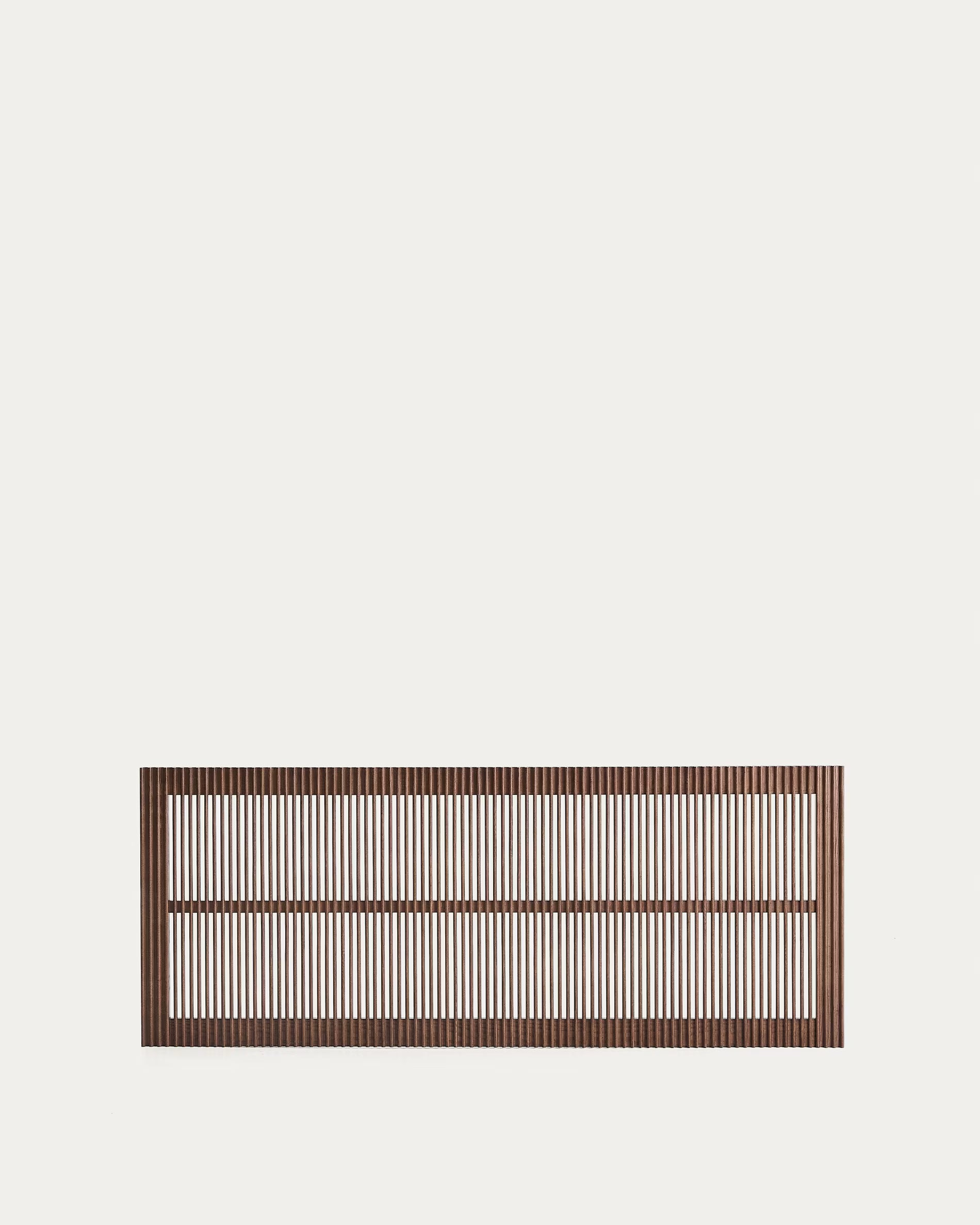 BEYLA headboard dark brown ash wood
