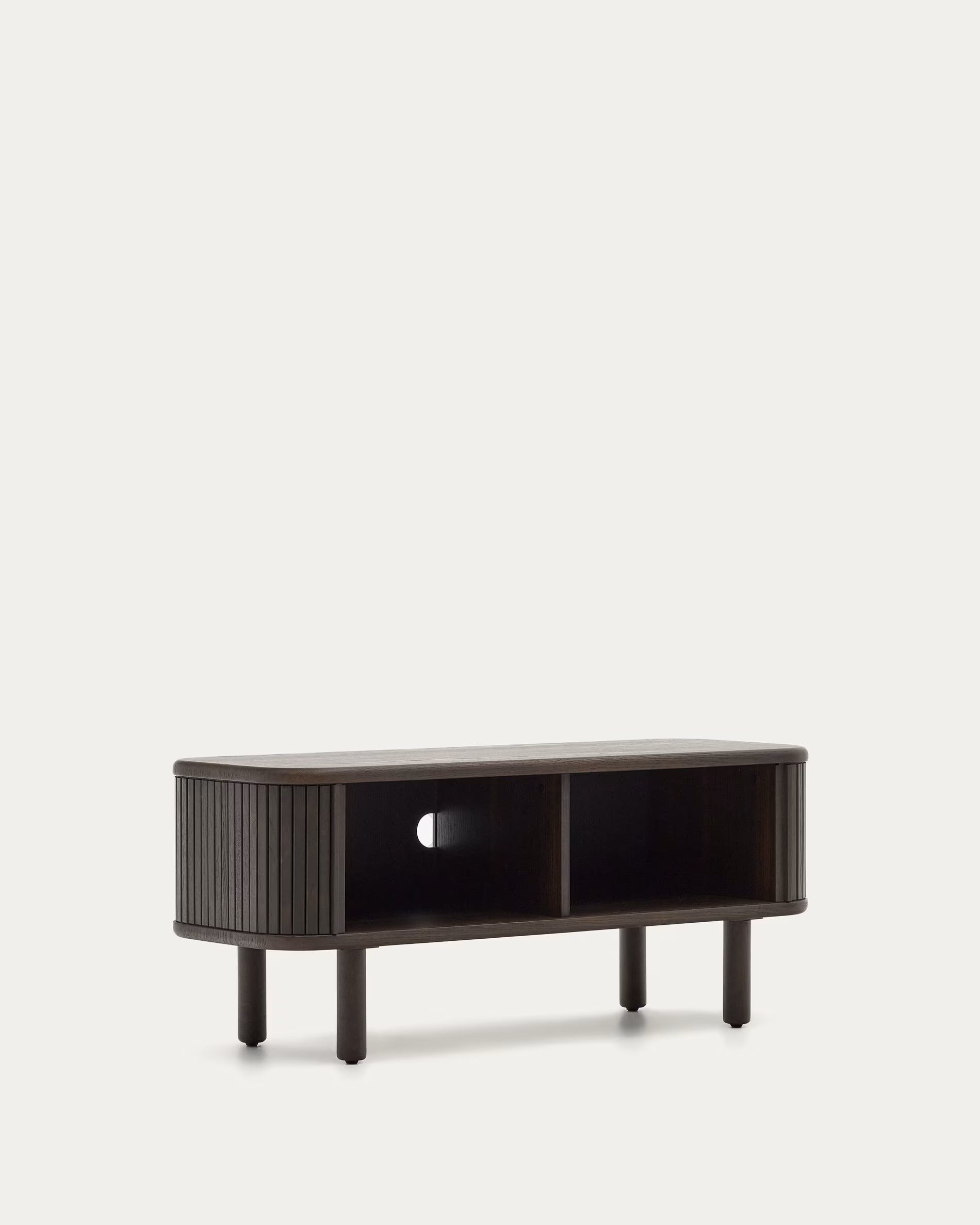 MAILEN dark ash veneer TV cabinet