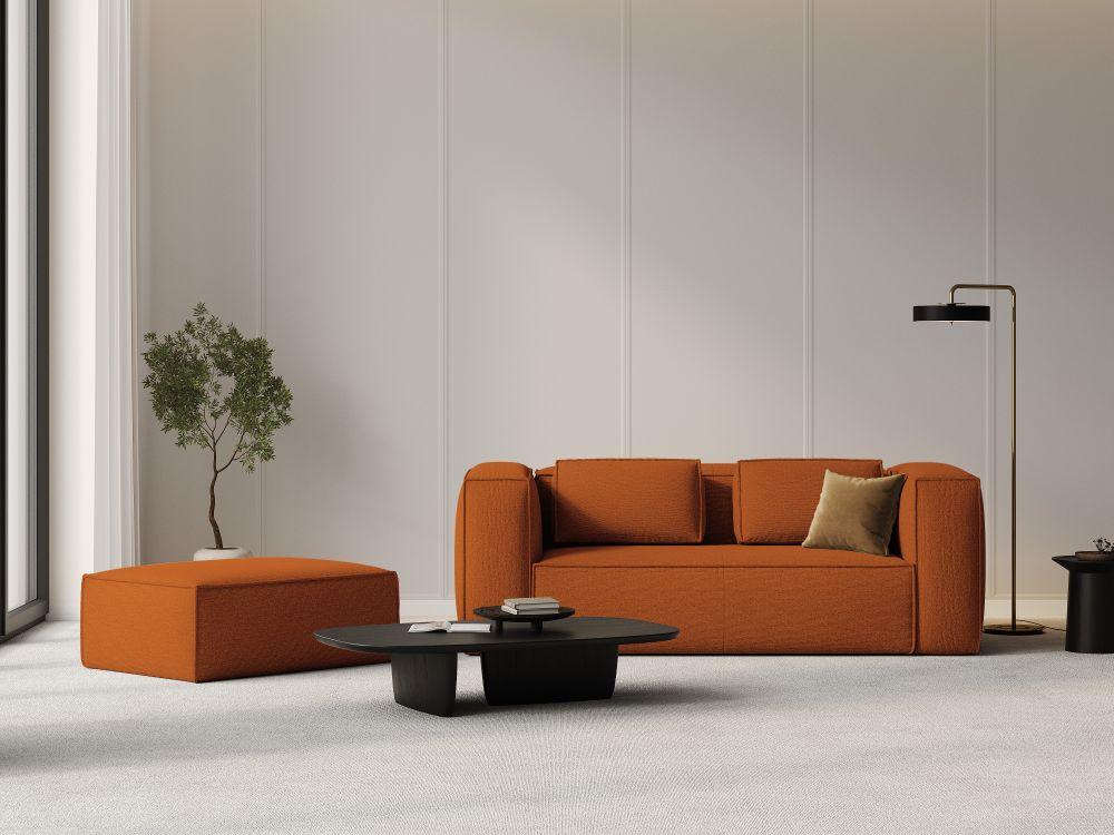 2-seater sofa MACKAY terracotta boucle