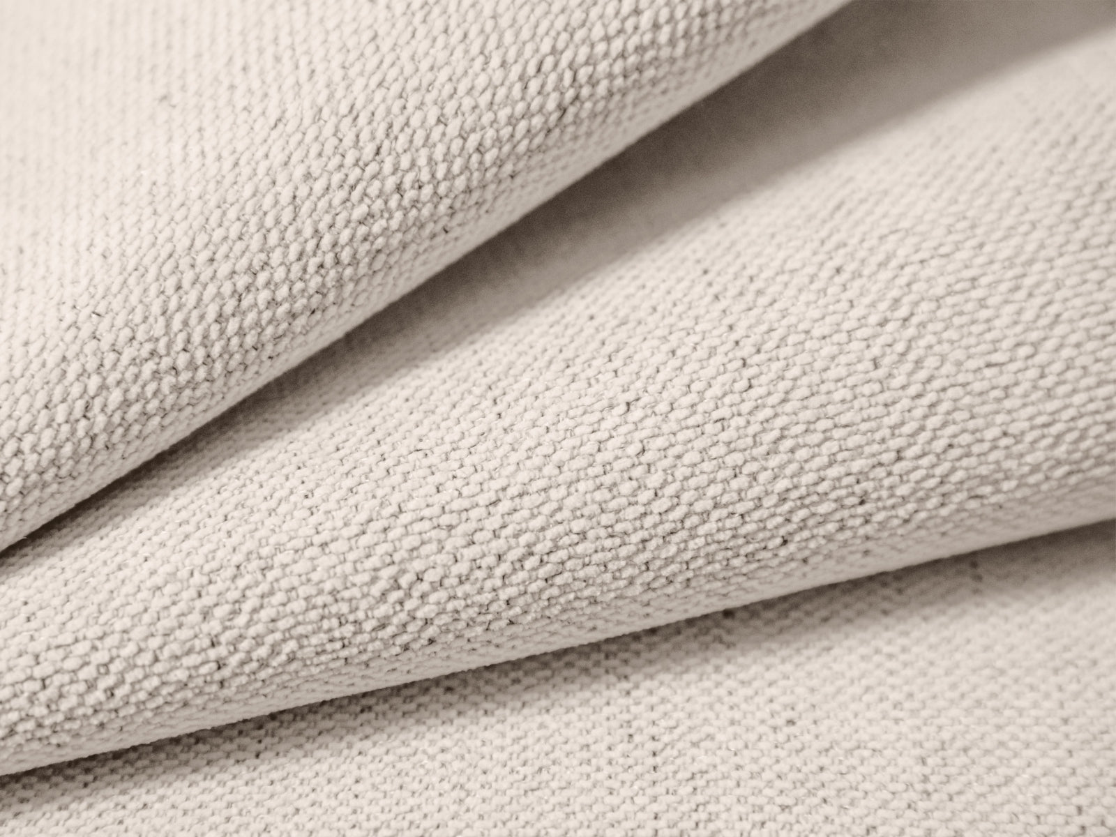 Left-facing 3-seater corner sofa AGAVE light beige chenille