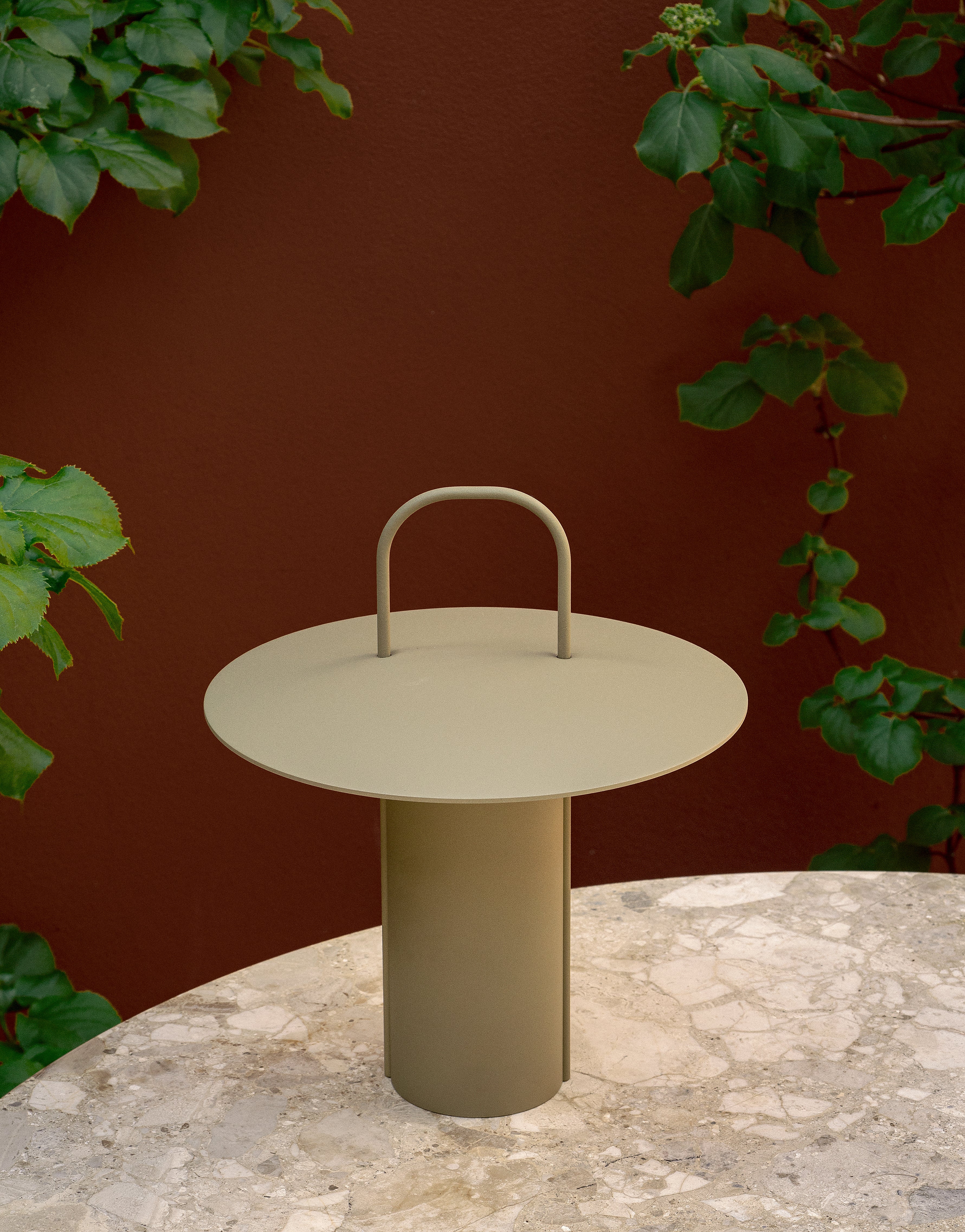 Portable lamp RAY olive