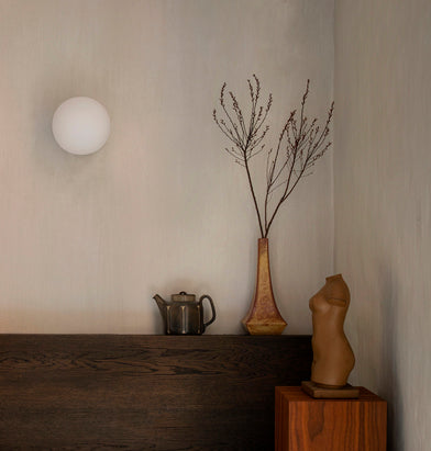 TR BULB Wall Lamp Polished Steel