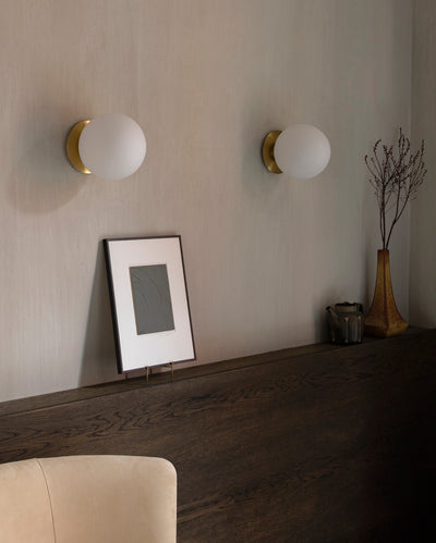 TR BULB Wall Lamp Polished Steel