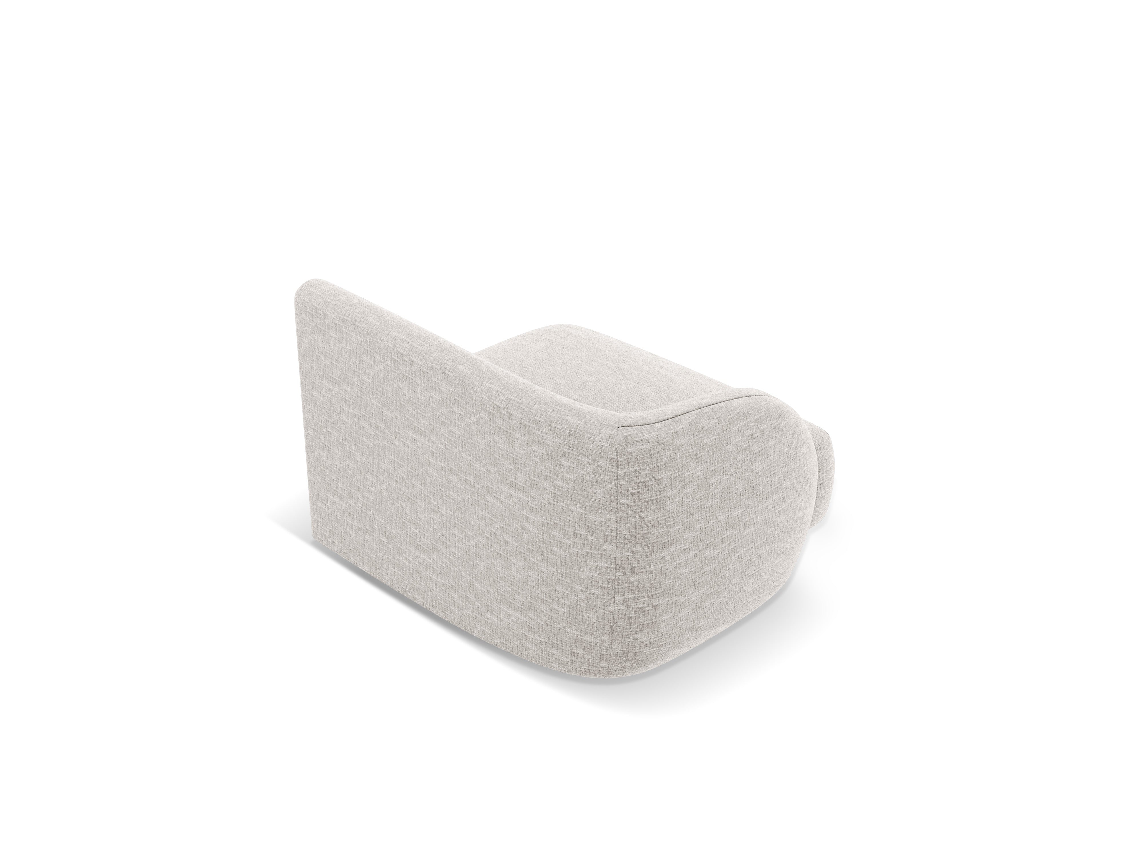 Modulsofa MILEY - linkes Modul graues Chenille