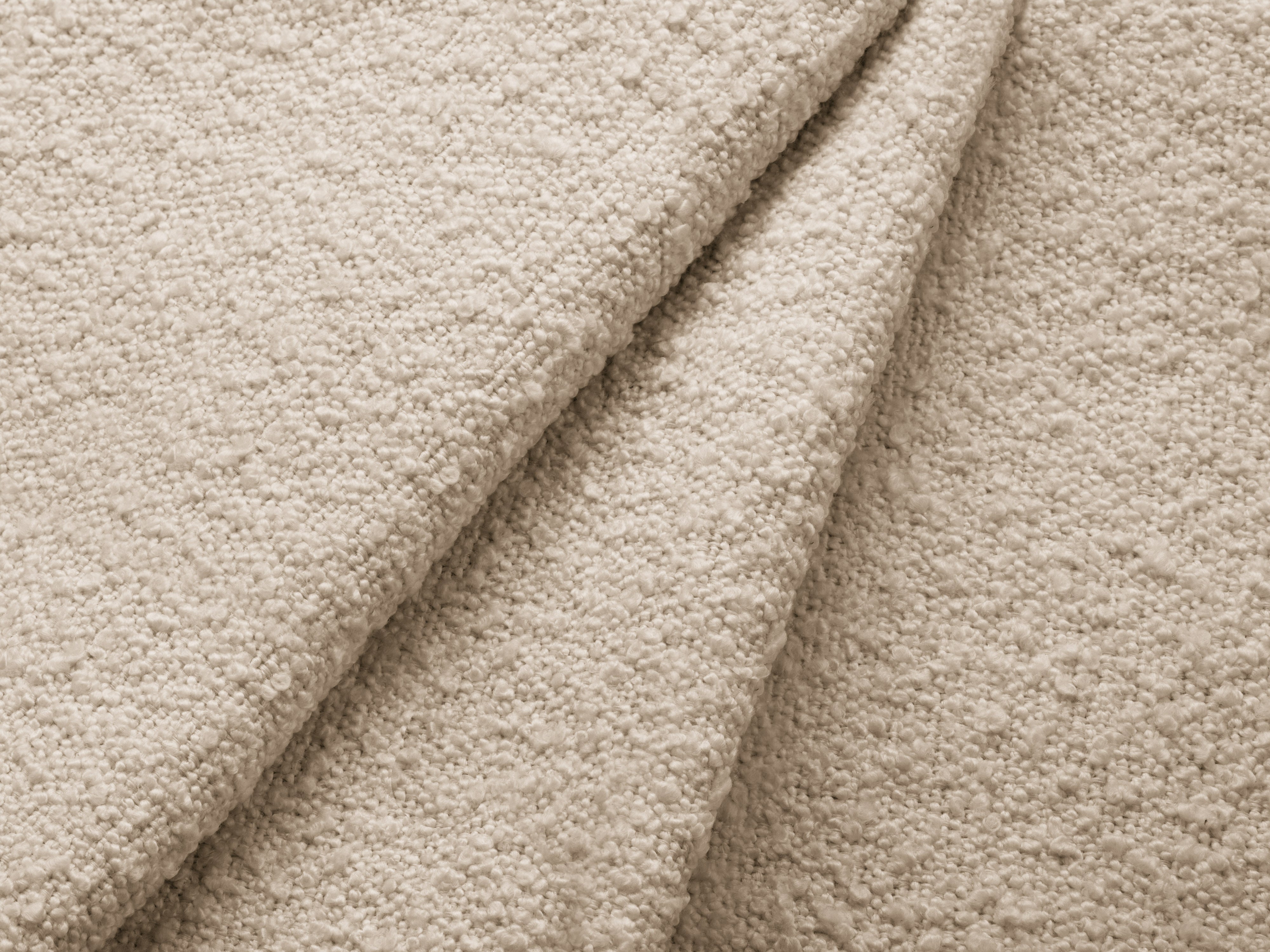 Armchair / module MILEY beige boucle