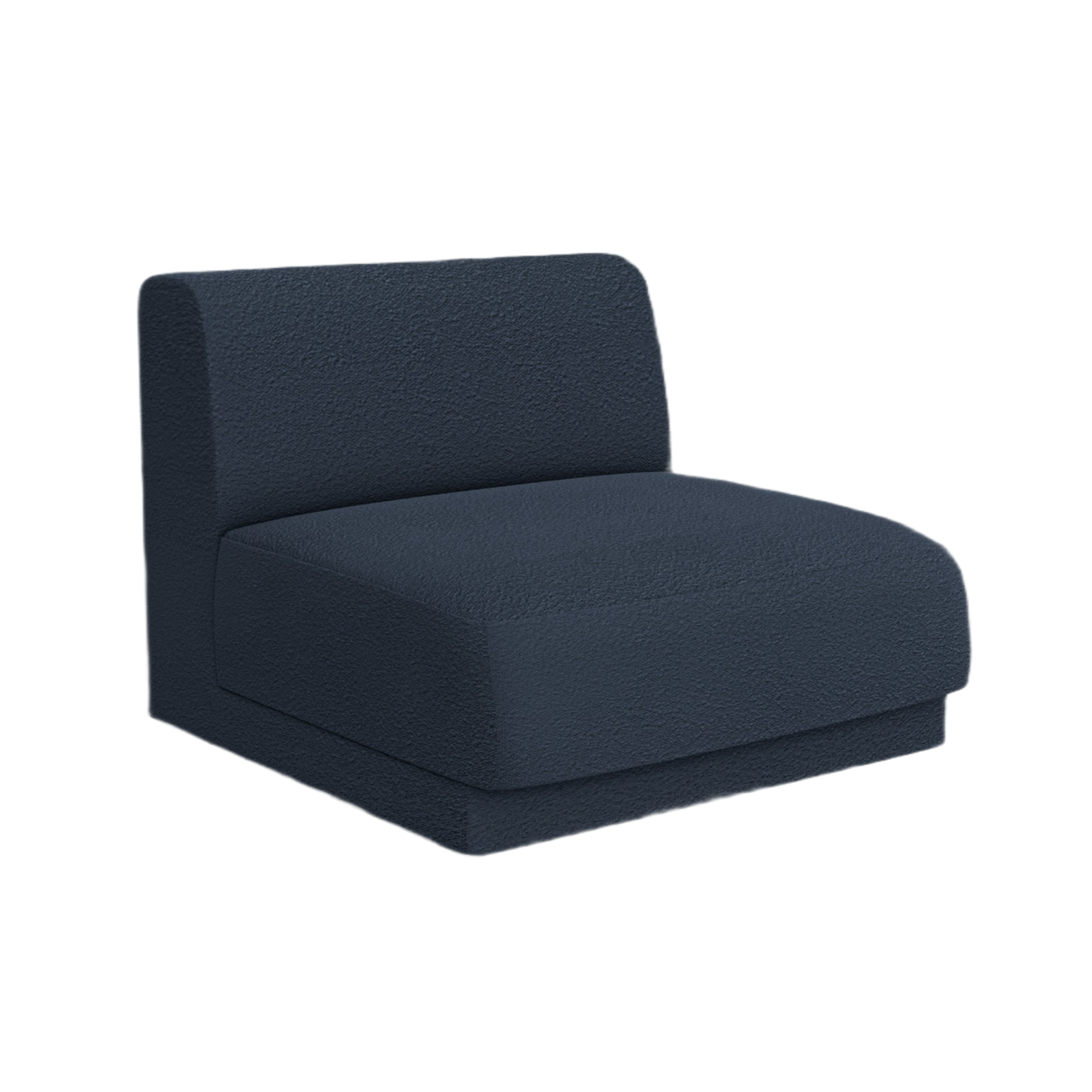 Sessel / Modul MILEY dunkelblau Boucle