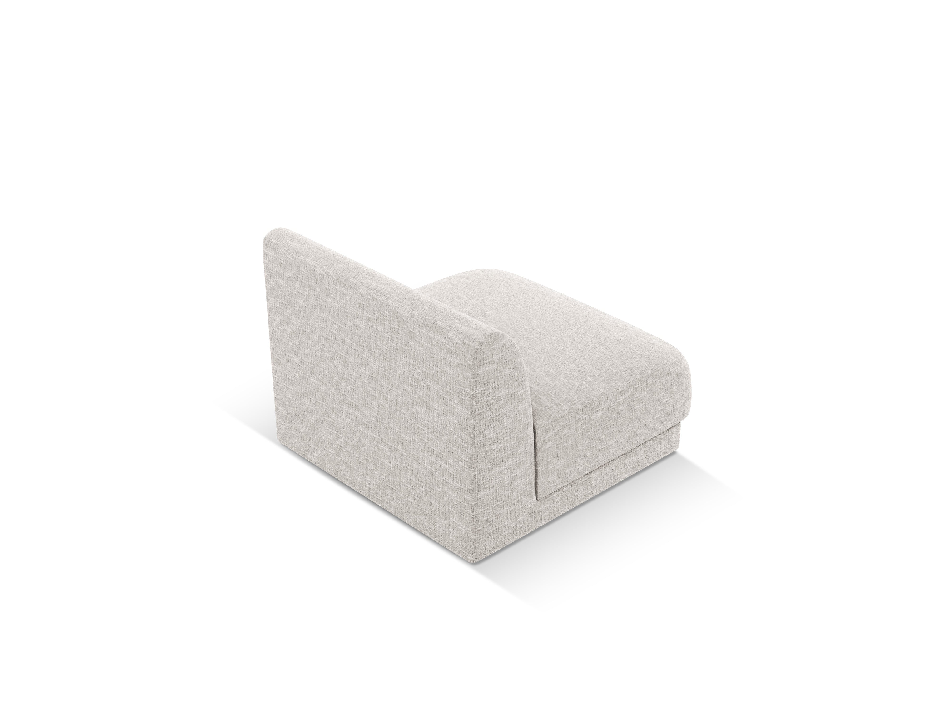 Armchair / module MILEY gray chenille