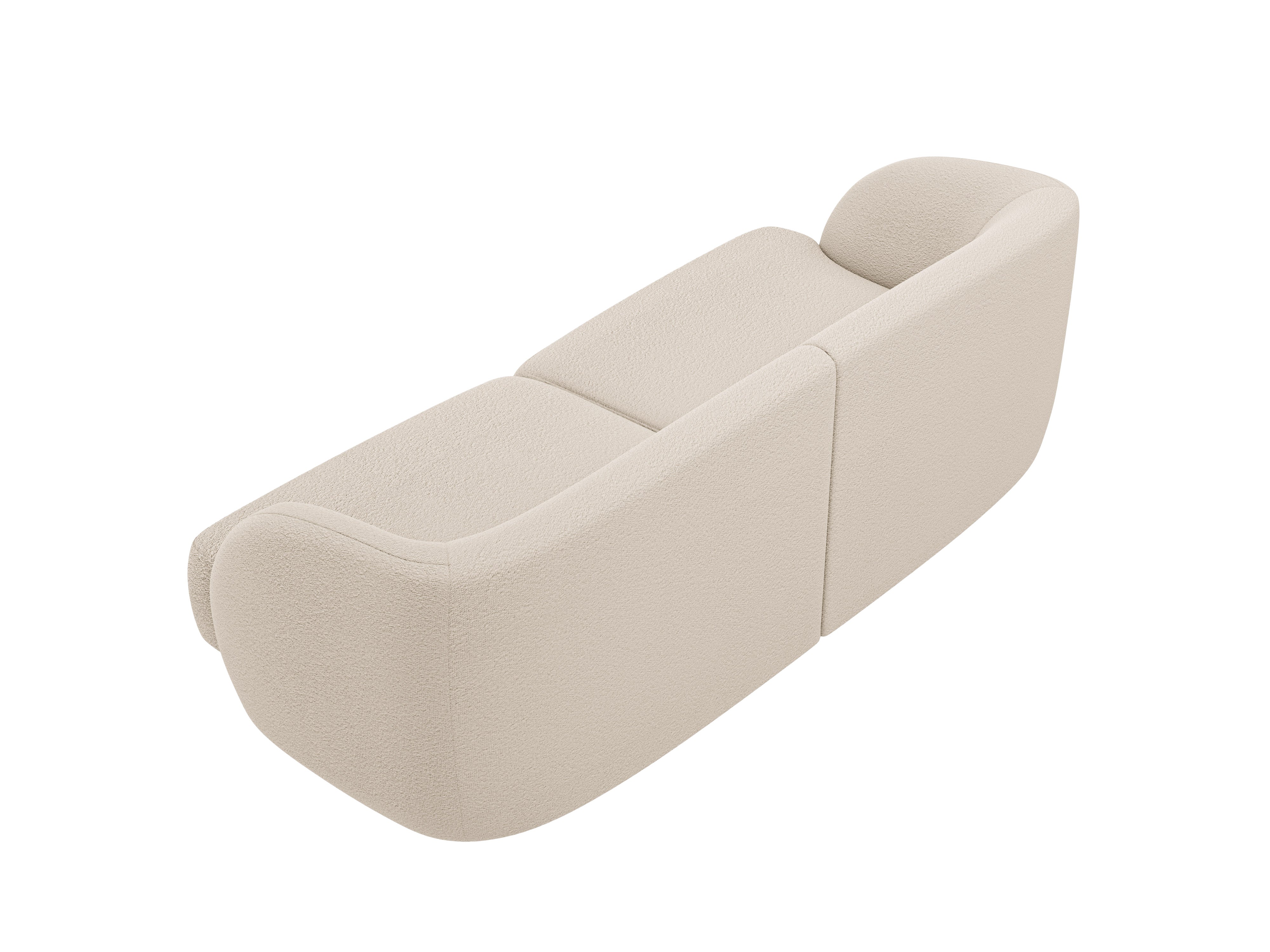 2-seater Sofa MILEY beige boucle