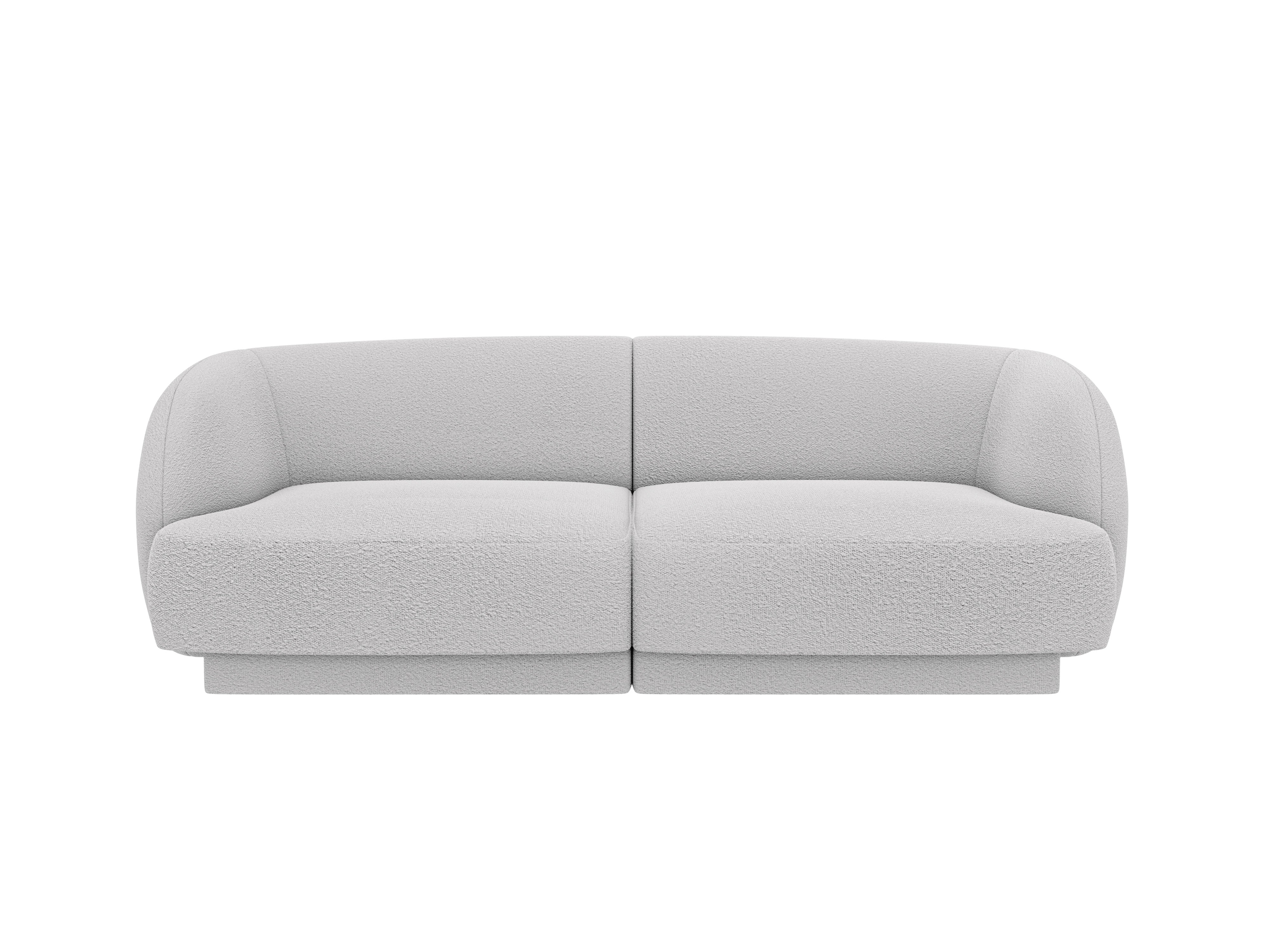 2-seater Sofa MILEY light gray boucle
