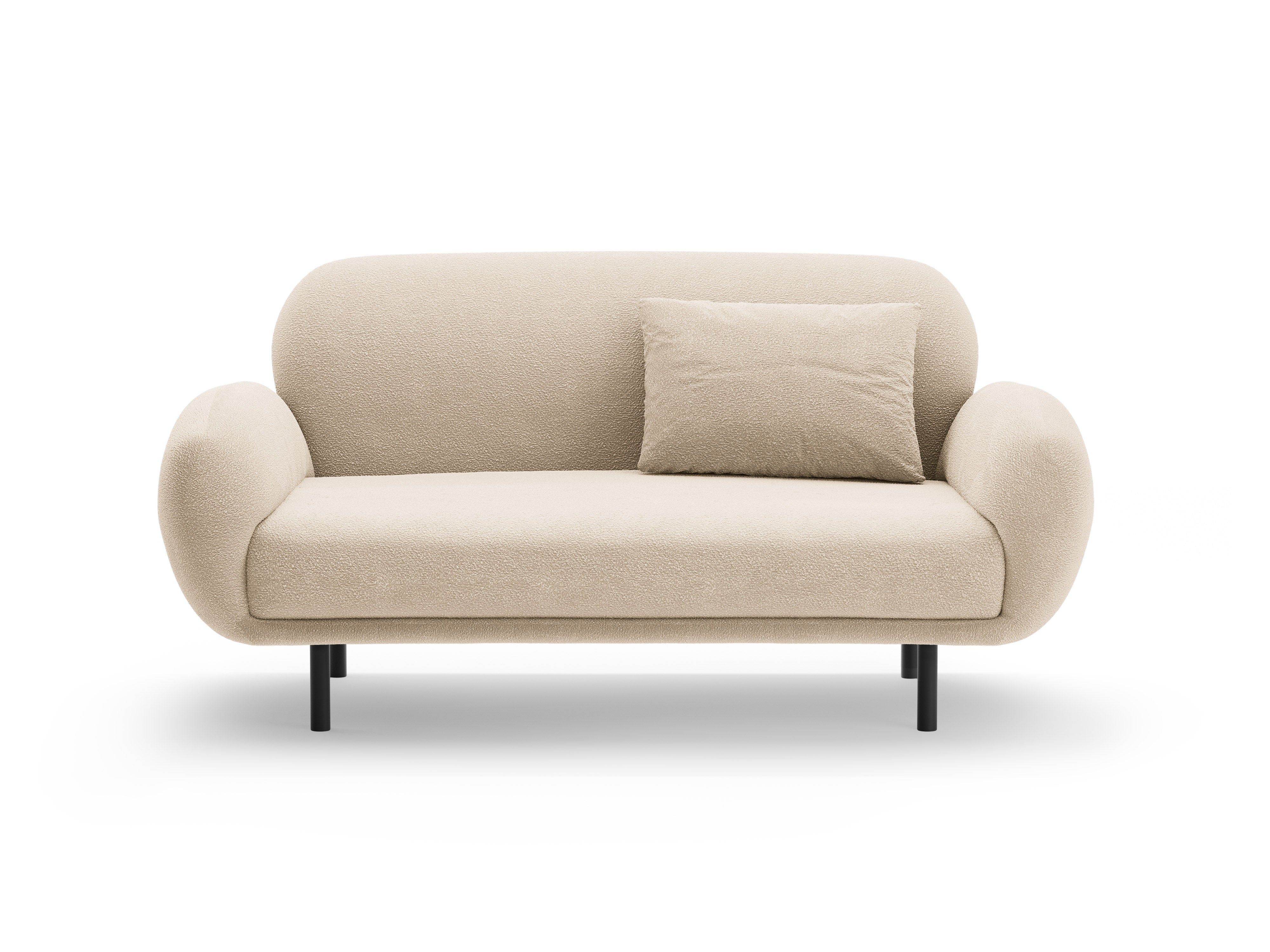 2-seater Sofa POPPY beige boucle