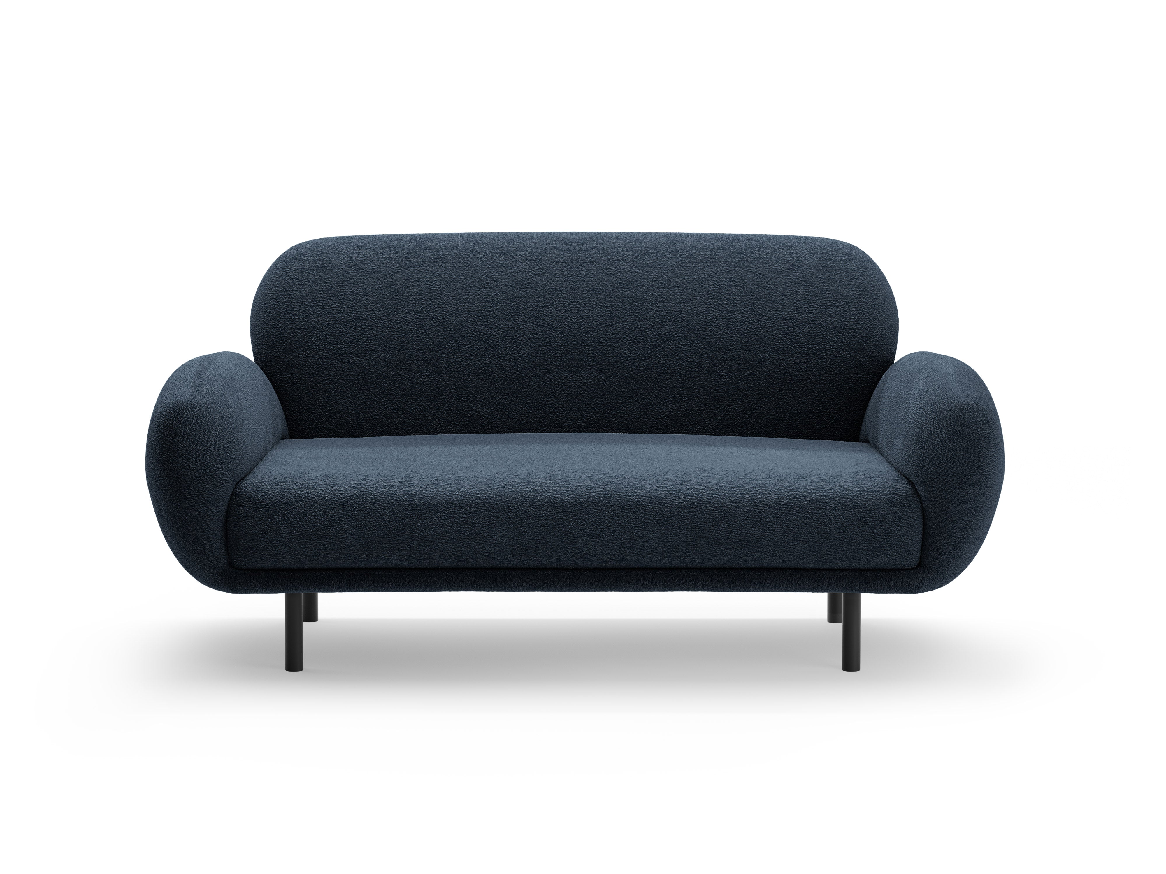2-seater Sofa POPPY navy boucle