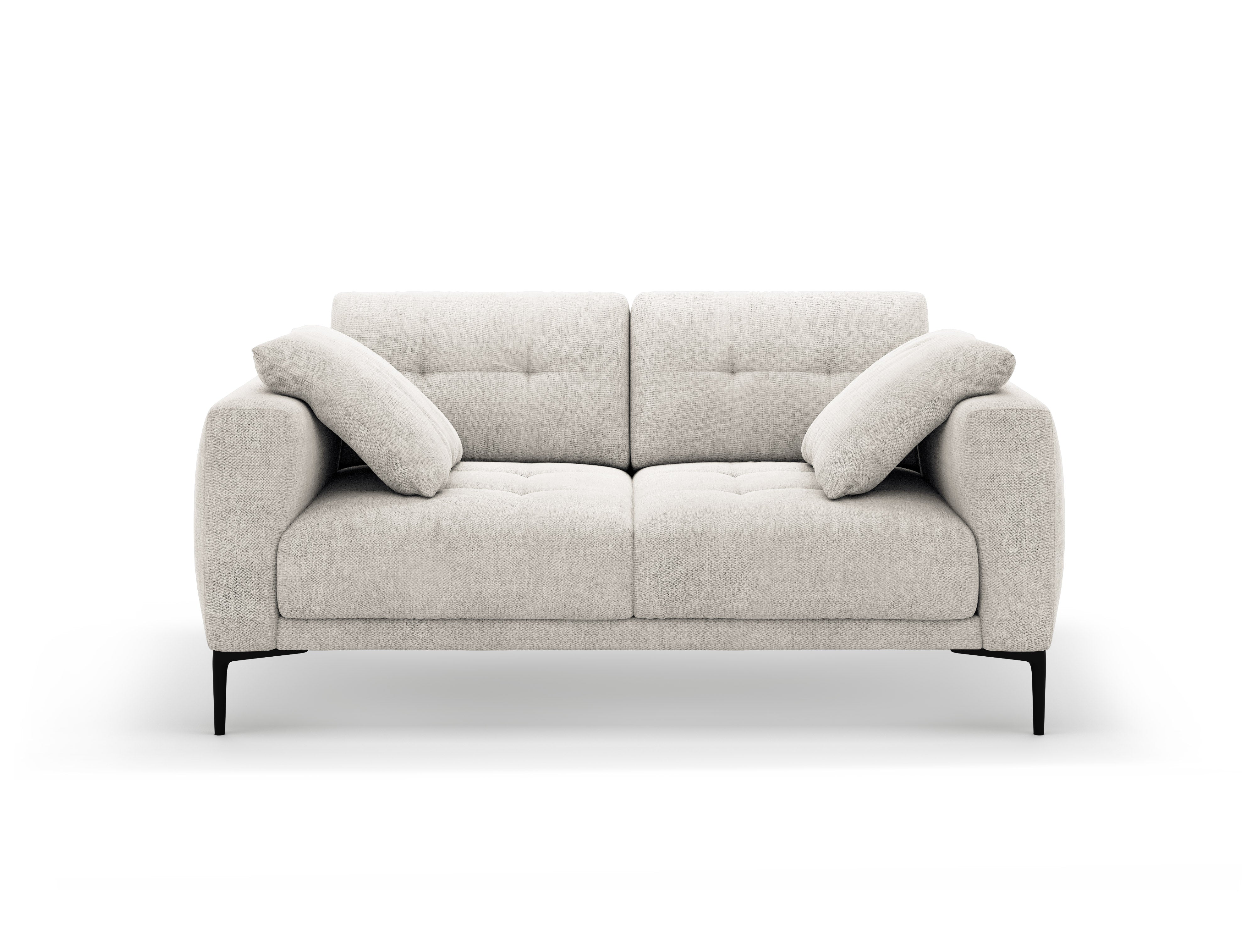 BEMY Beige Chenille 2-Seater Sofa