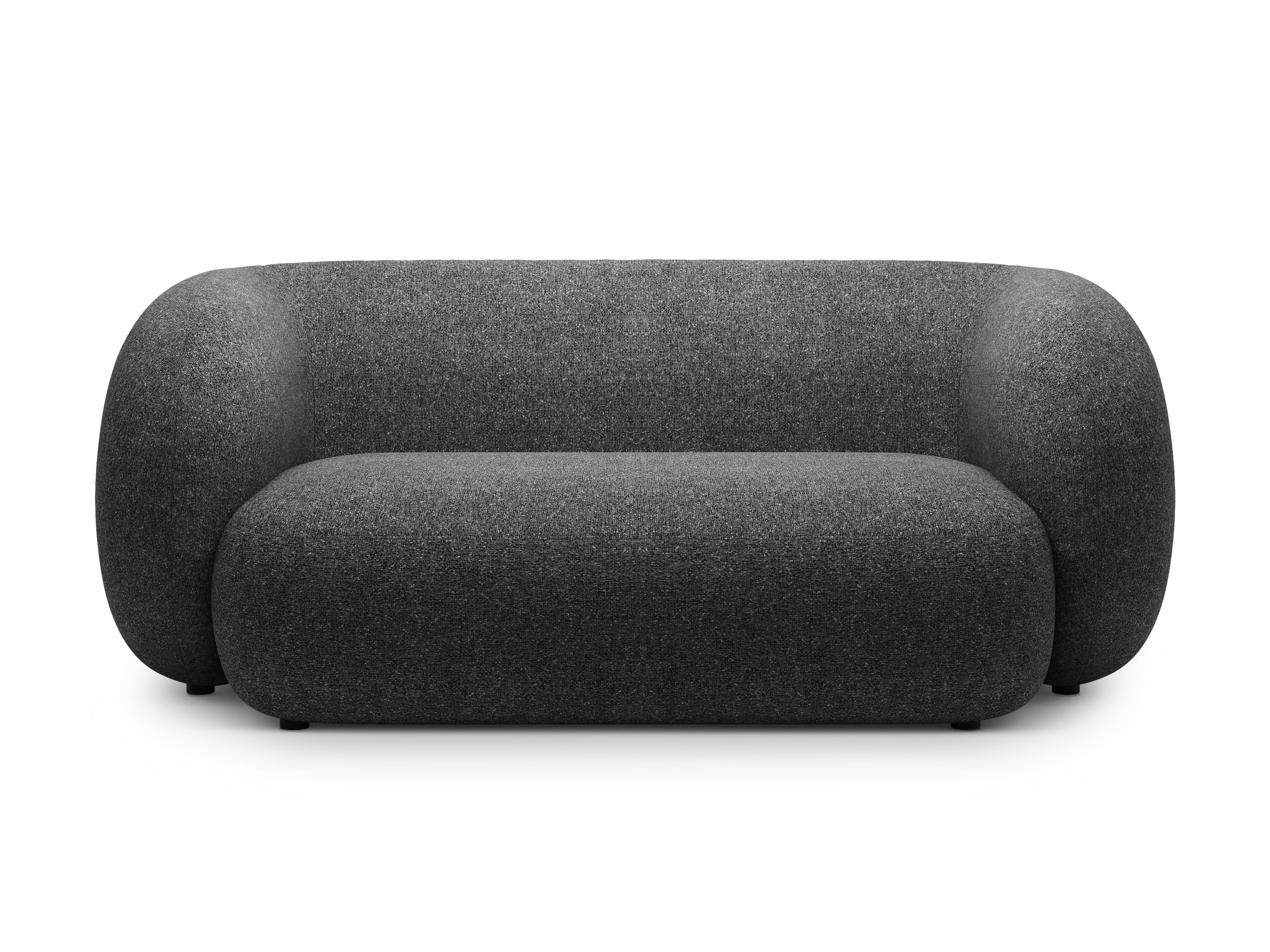 Sofa 2-Sitzer KATE dunkelgrau meliert [Monika] [Amelia spr]