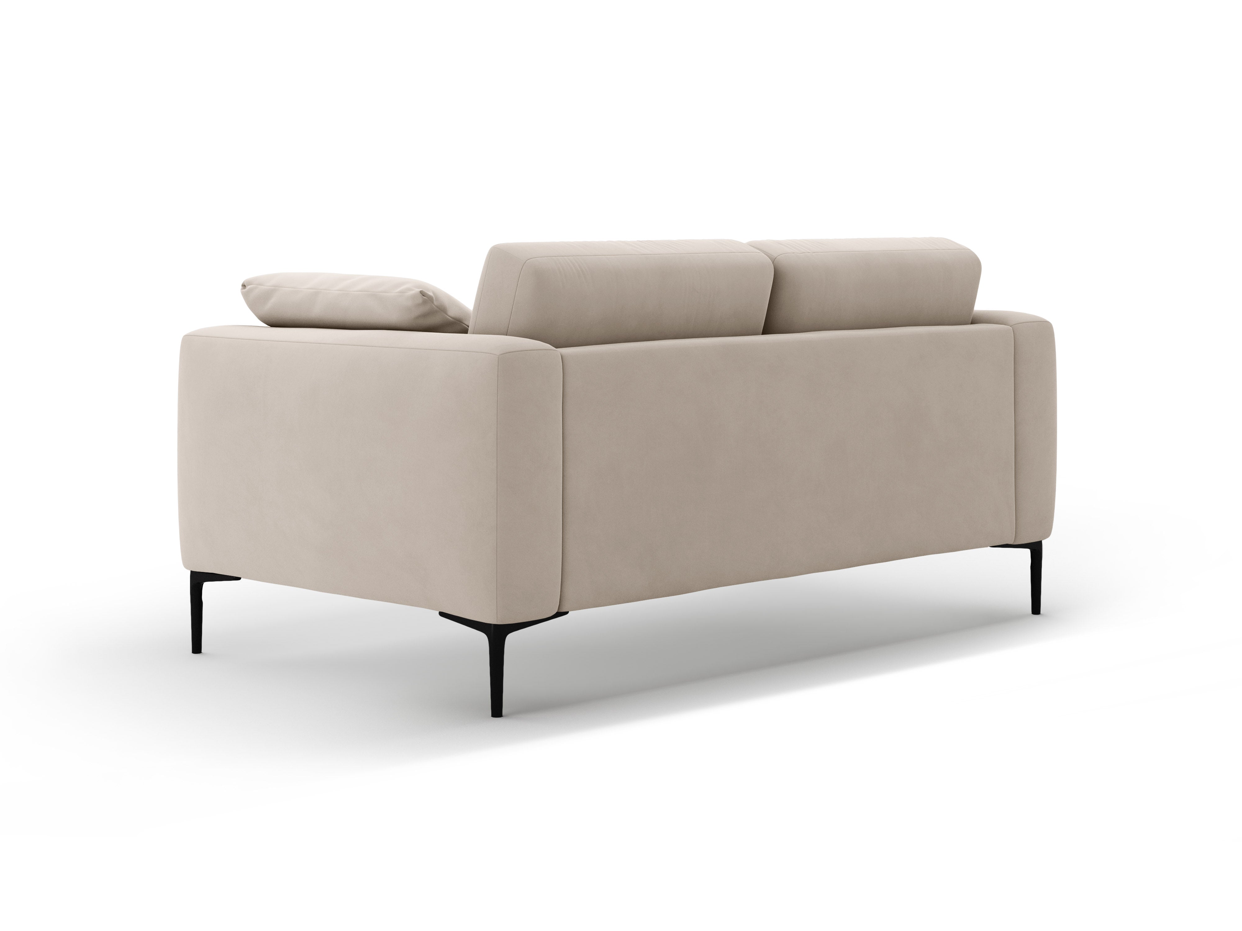 Velvet 2-Seater Sofa BEMY Beige