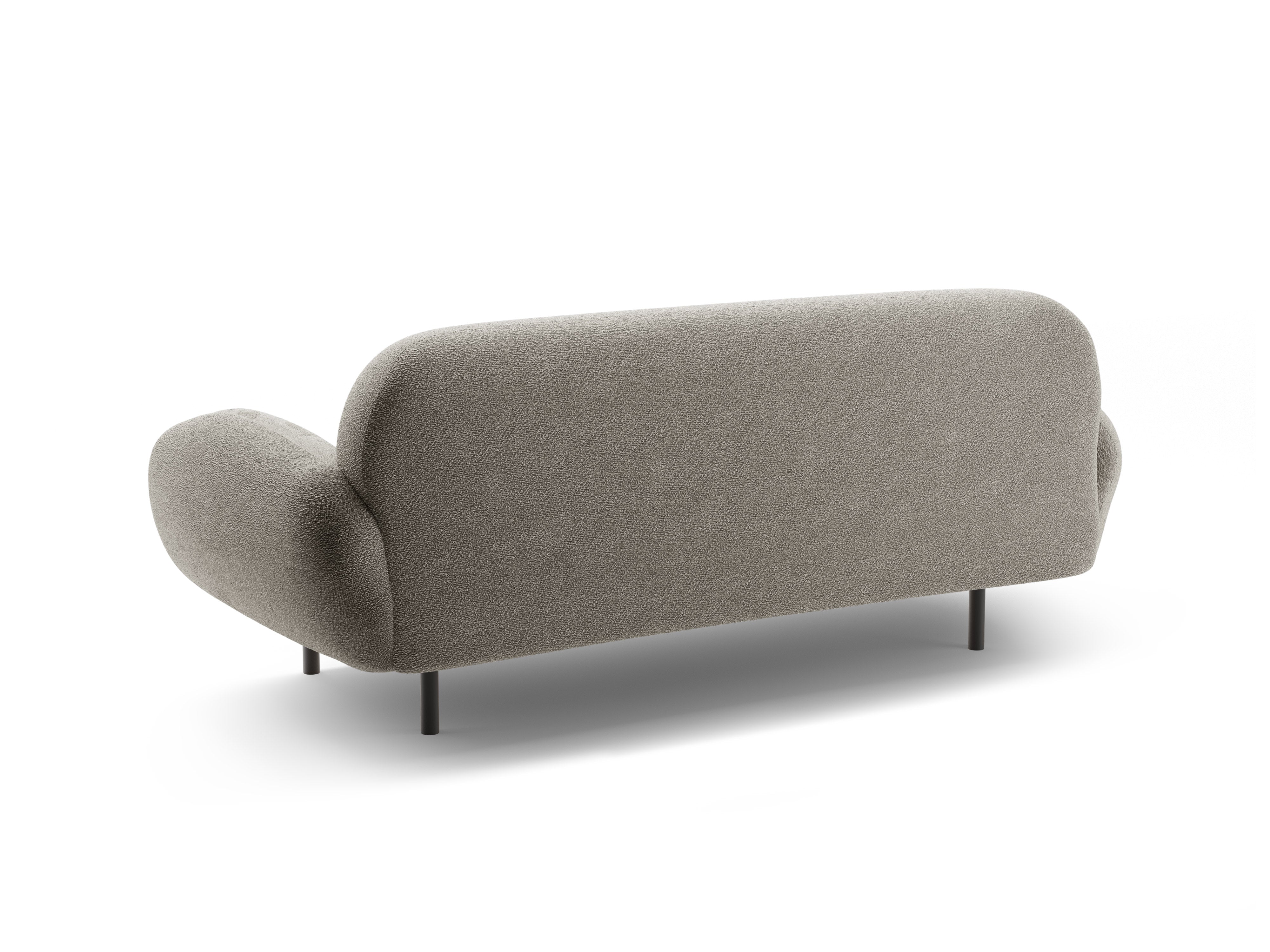 Sofa 2,5-sitzige POPPY graue Boucle