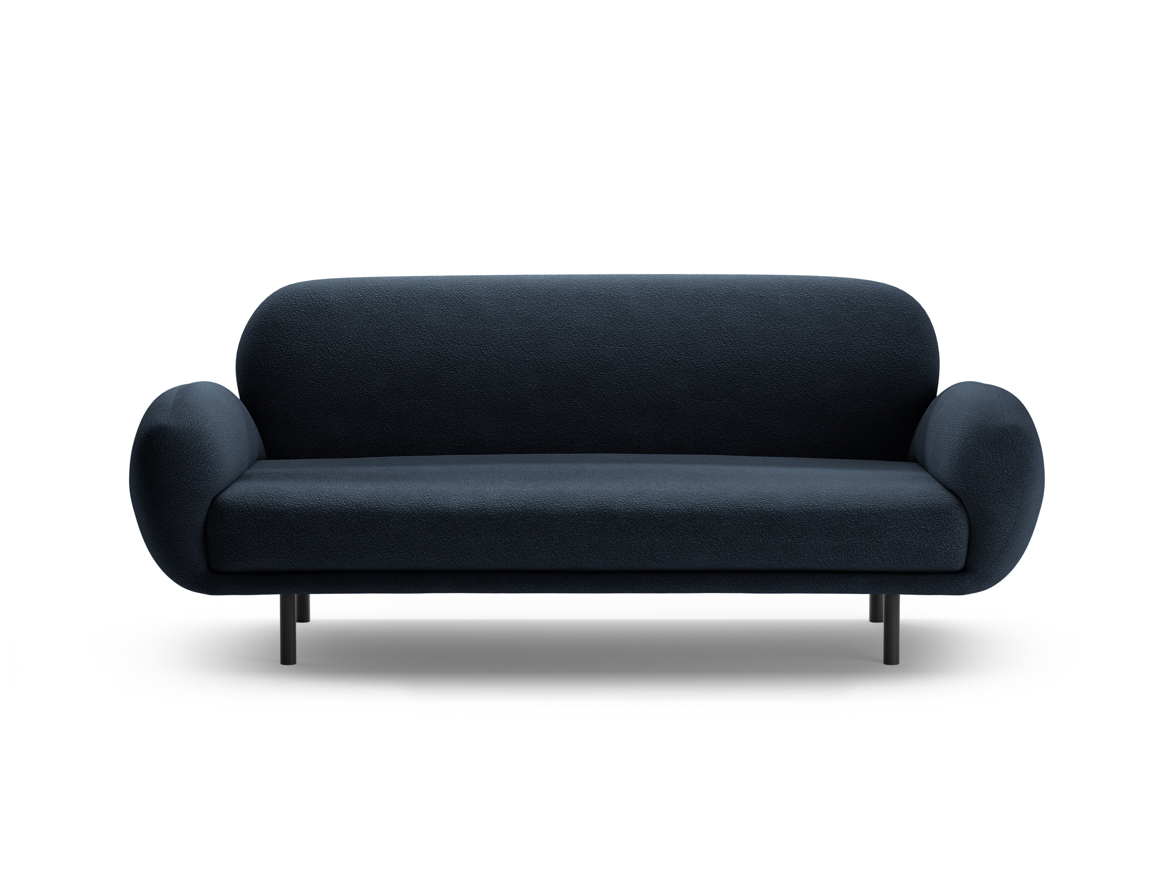 2.5-seater POPPY navy boucle sofa