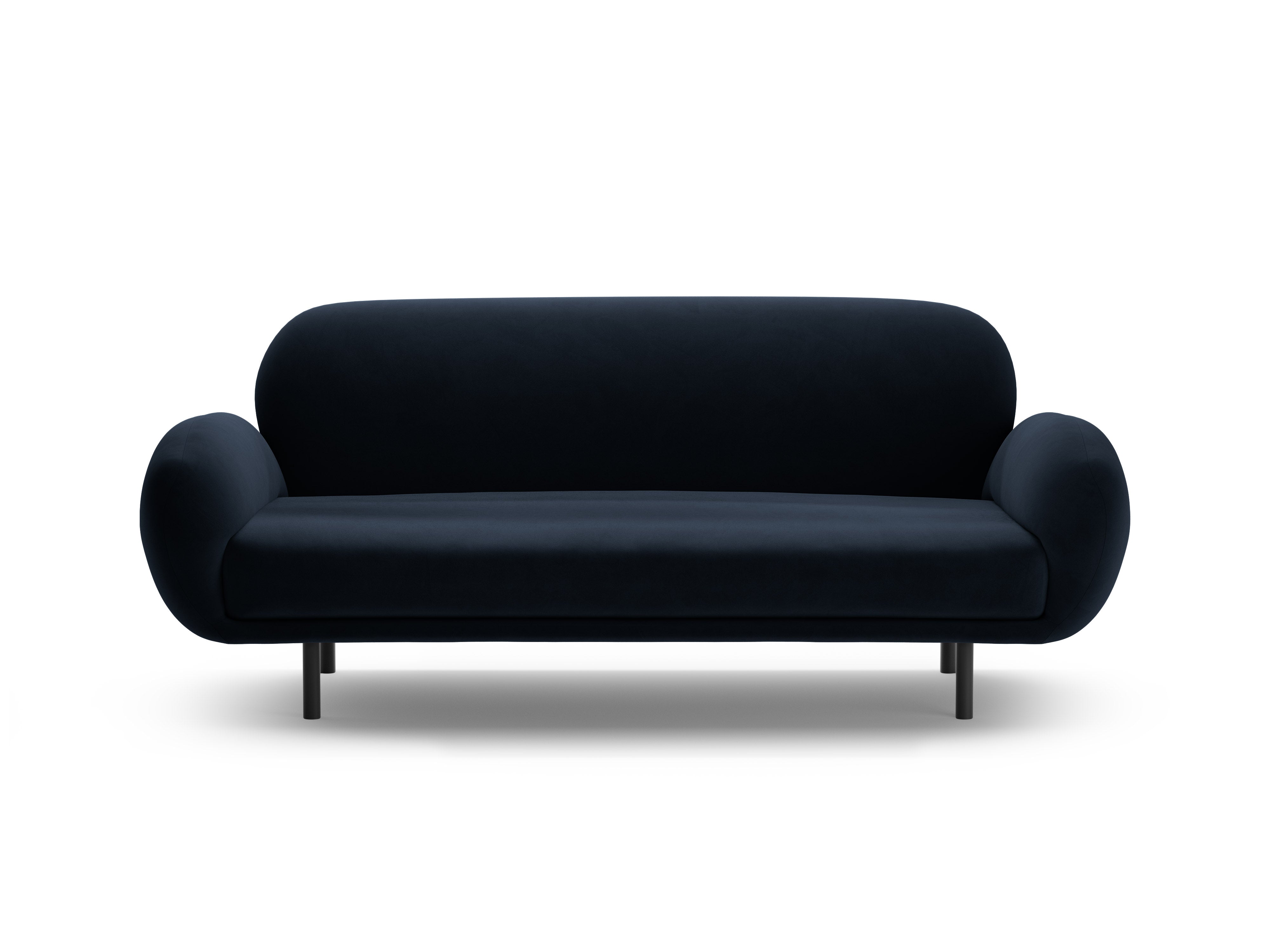 Velvet 2.5-Seater Sofa POPPY Royal Blue