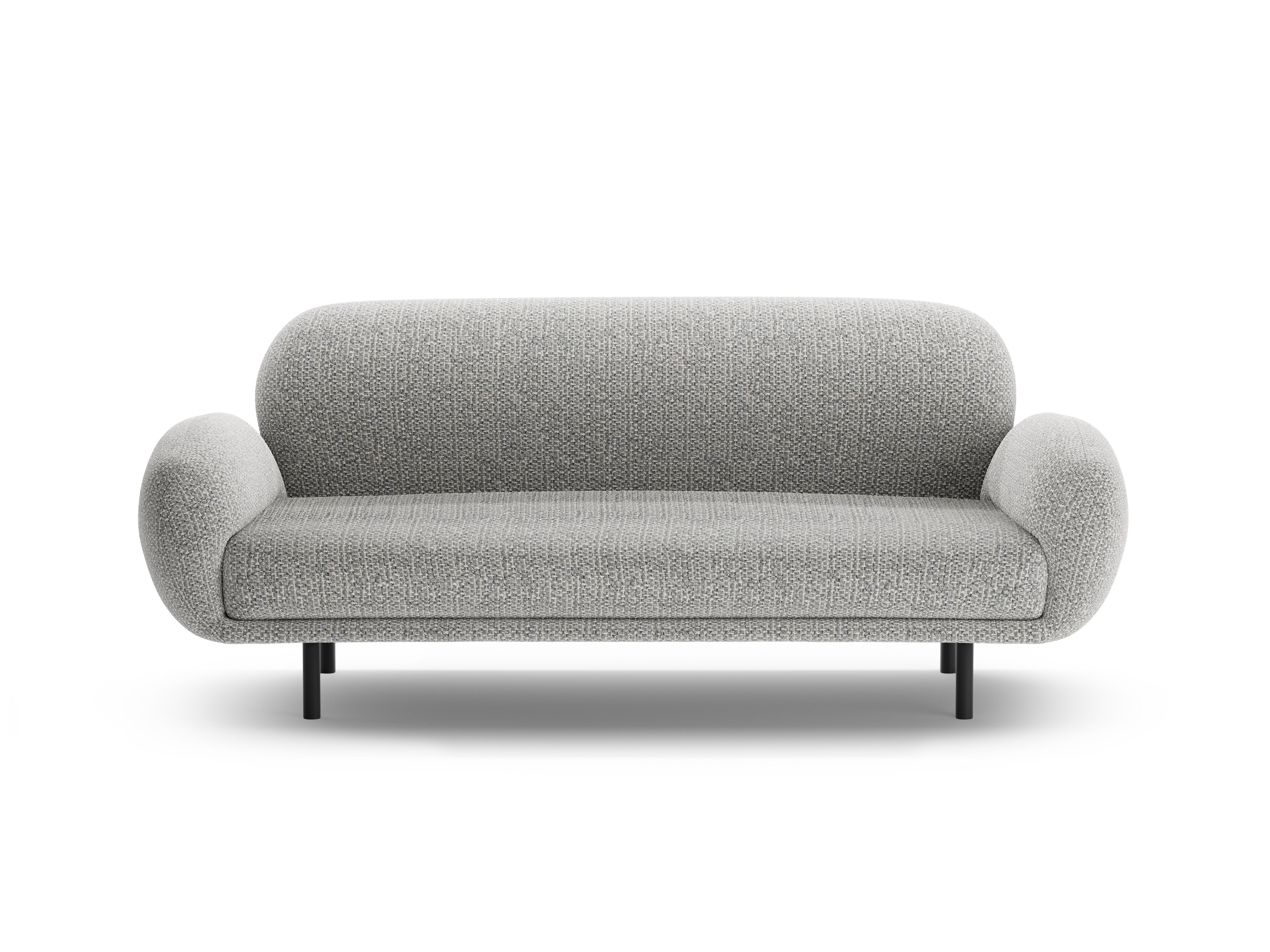 Sofa 2,5-sitzig POPPY graues Chenille